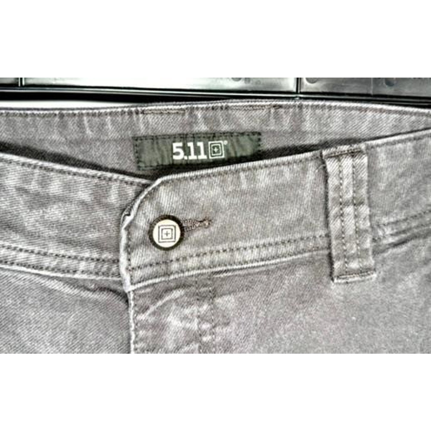 5.11 Tactical Mens Pants 42x30 Gray Canvas Utility Cargo Workwear Outdoor