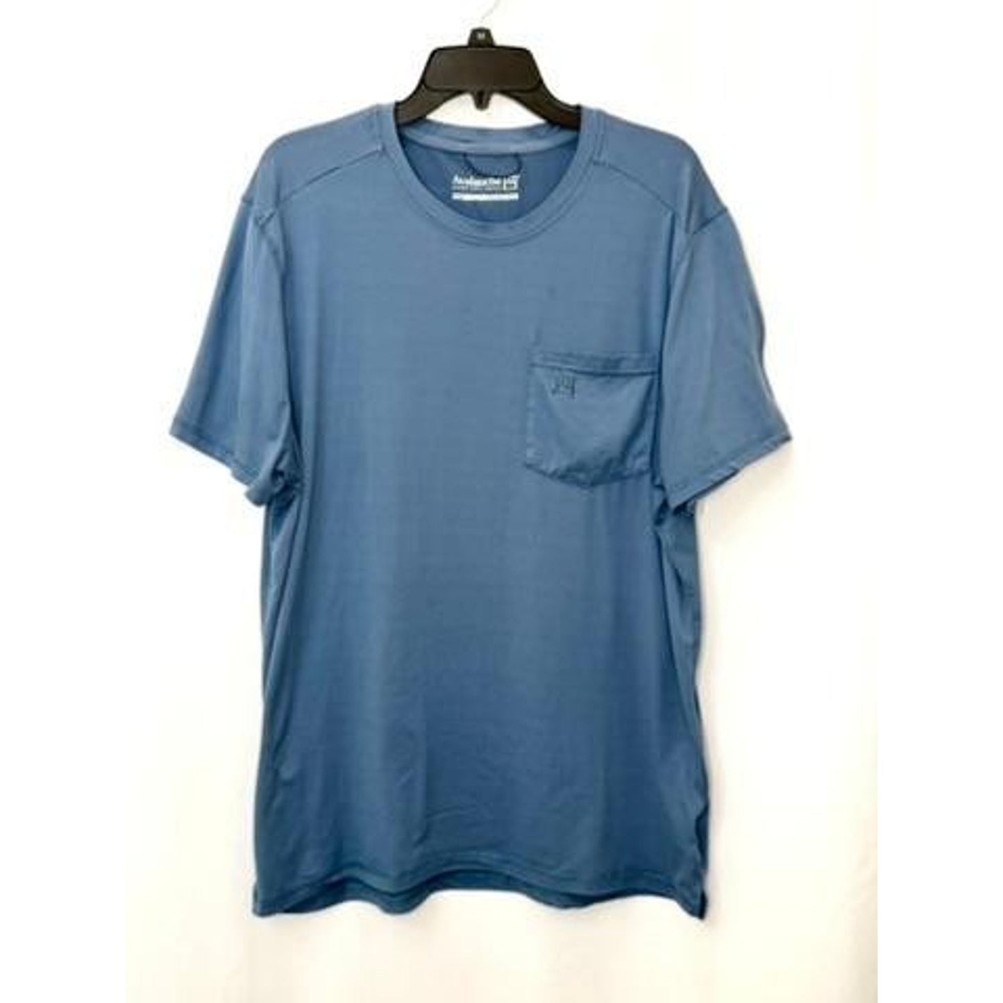 Avalanche Outdoor Supply Co Mens Large Blue Pocket T-Shirt Short Sleeve CAM239