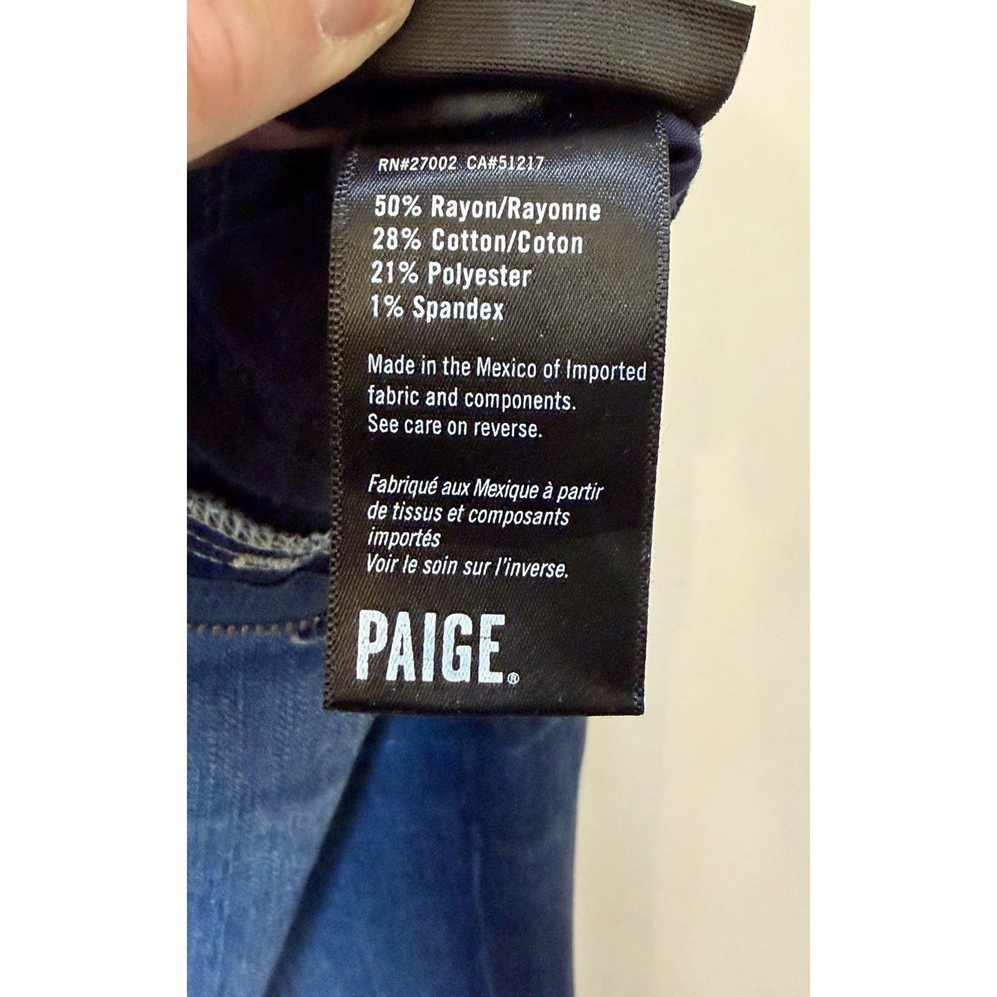 Paige Federal Jeans / Mens Size 36x32 / Stretch Slim Straight Leg ($225 New!!!!)