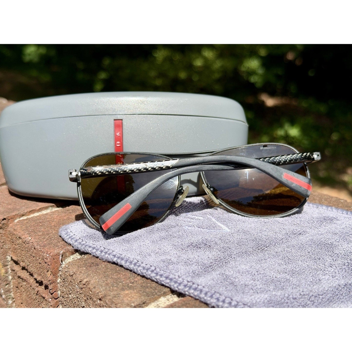 PRADA LINEA ROSSA 510S 7AX5W1 POLARIZED CARBON FIBER W/COA