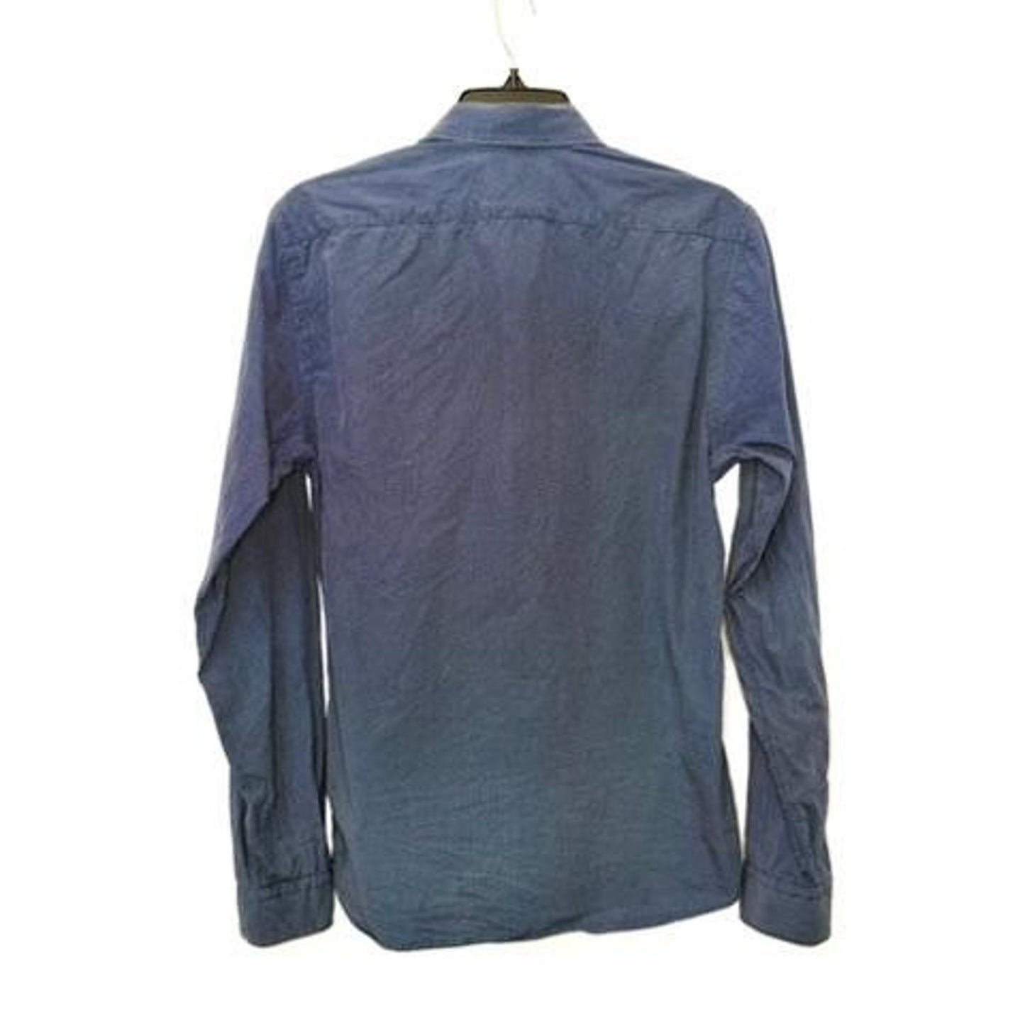 Scotch & Soda Amsterdam Couture Mens Medium Blue Micro Dotted Button Up Shirt