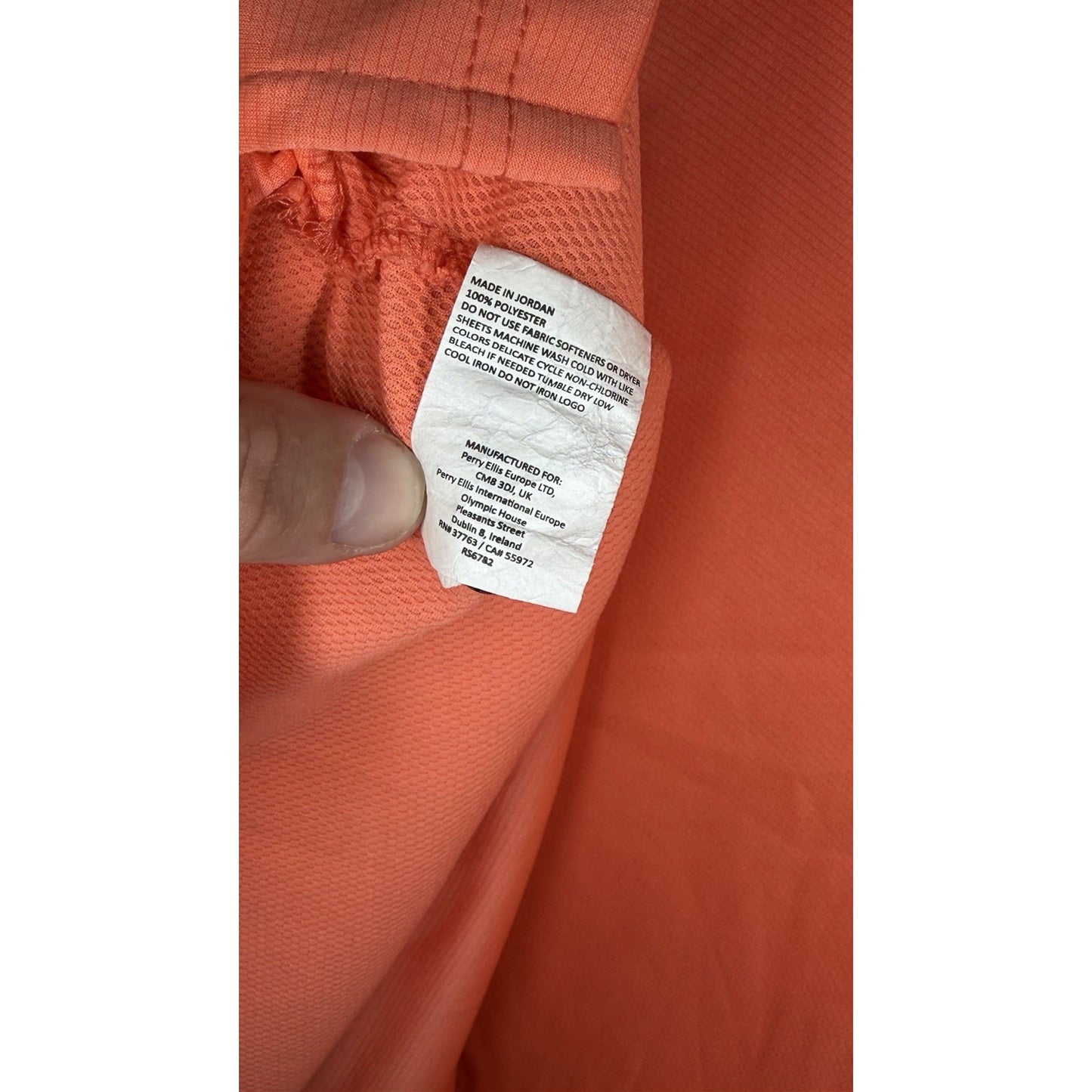 Links Edition Mens Orange Size L Large Golf Polo Shirt Outdoors Adult