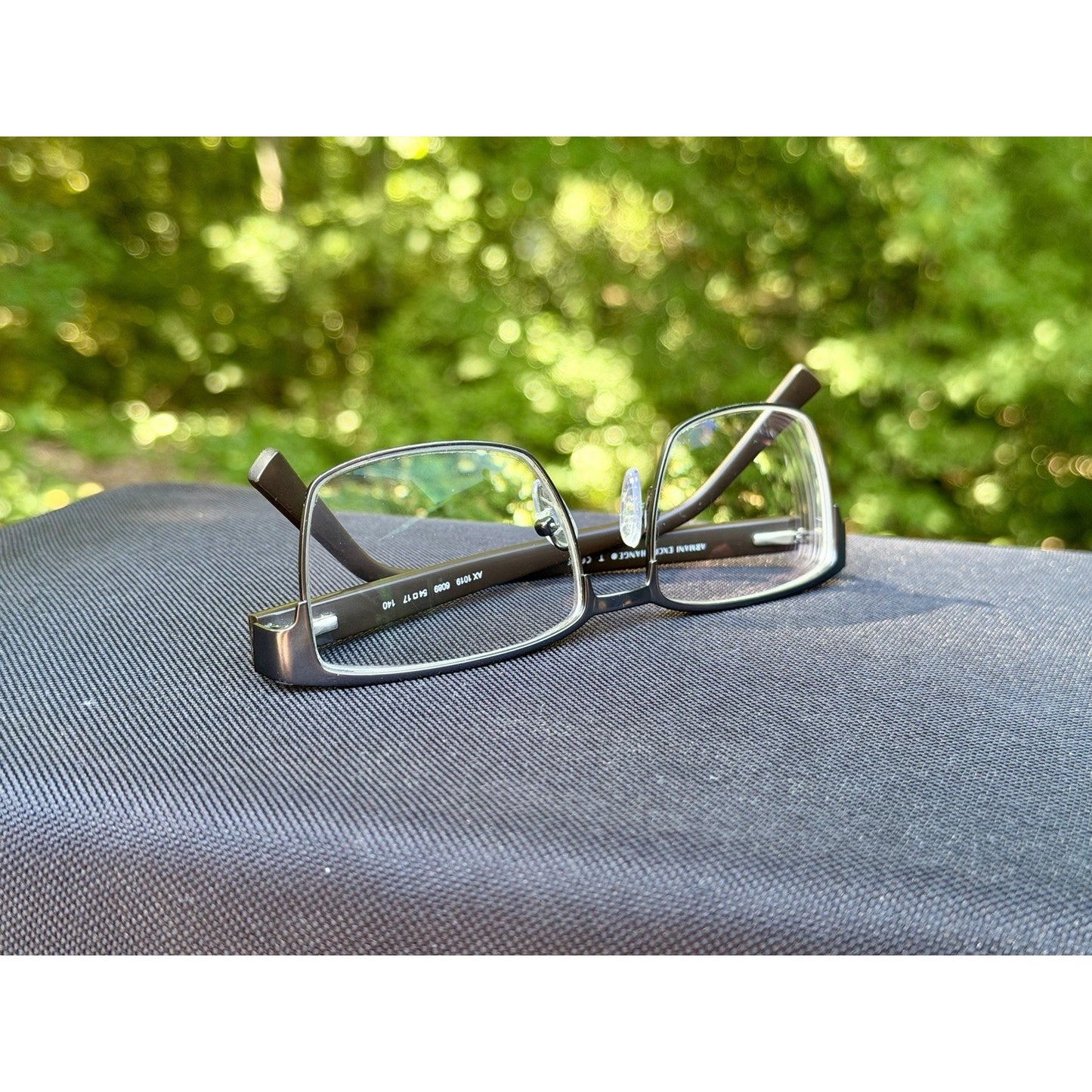 Armani Exchange AX1019 6001 Matte Brown Eyeglasses Frames Men's 54/17 140 A|X