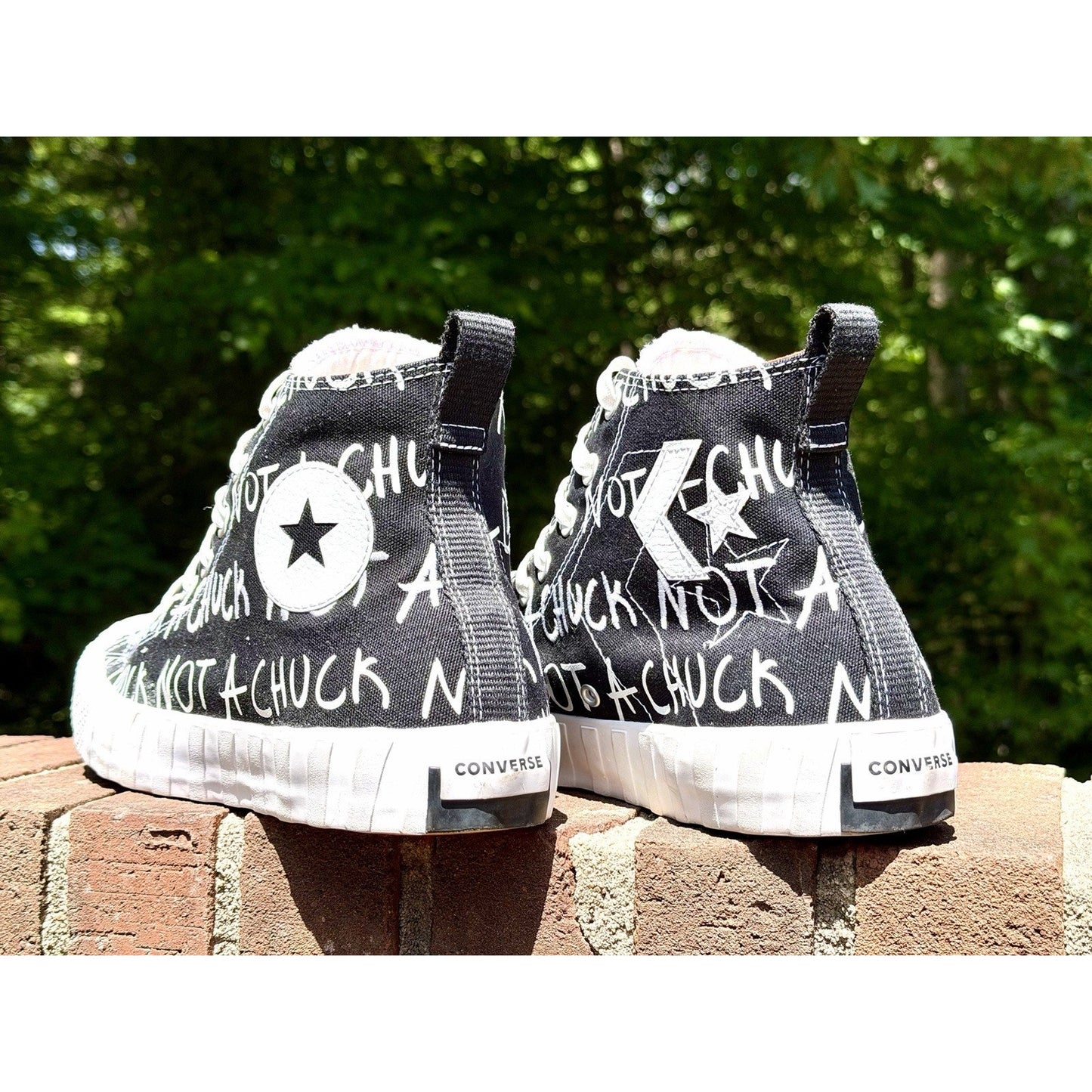 Converse UNT1TL3D Hi High Top NOT A CHUCK Black Orange Men’s Size 11 166502C
