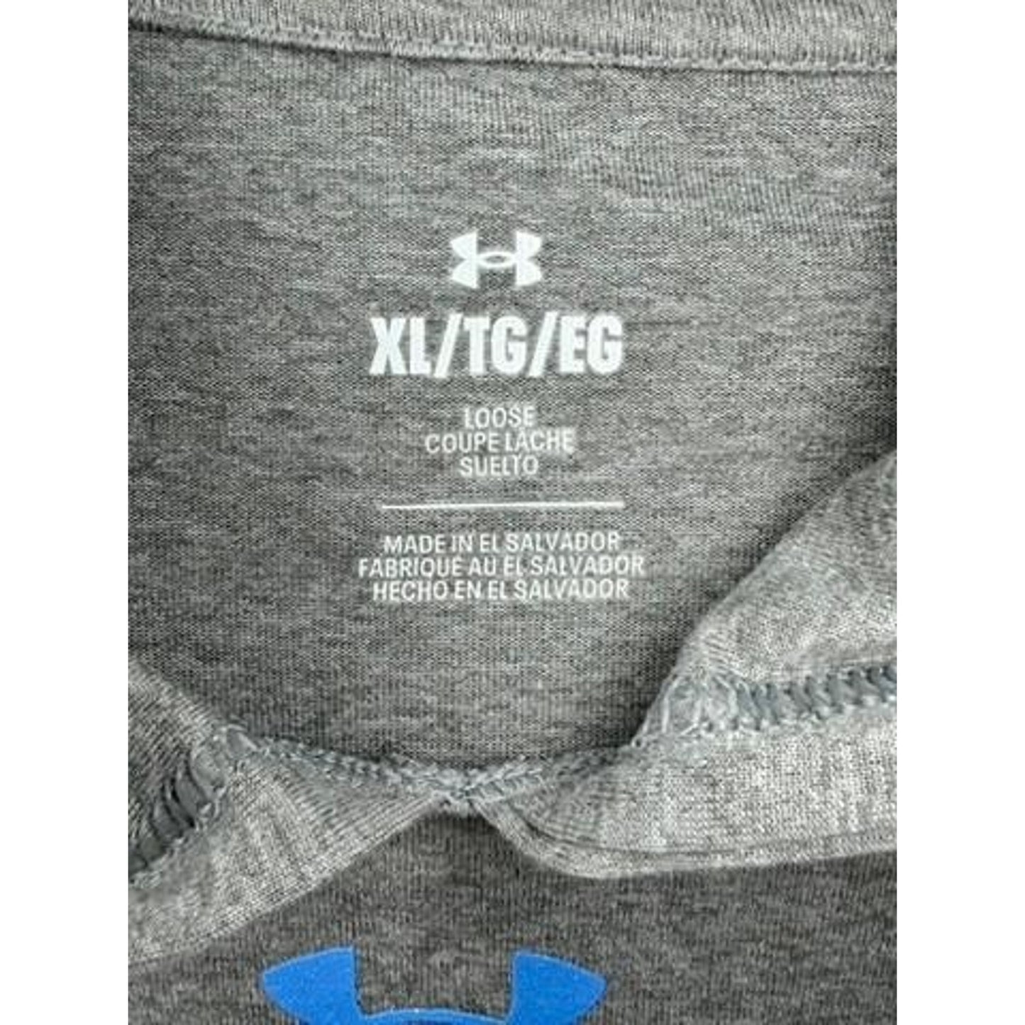 Under Armour Burning Ridge Hoodie Mens XL Gray Long Sleeve Performance Shirt