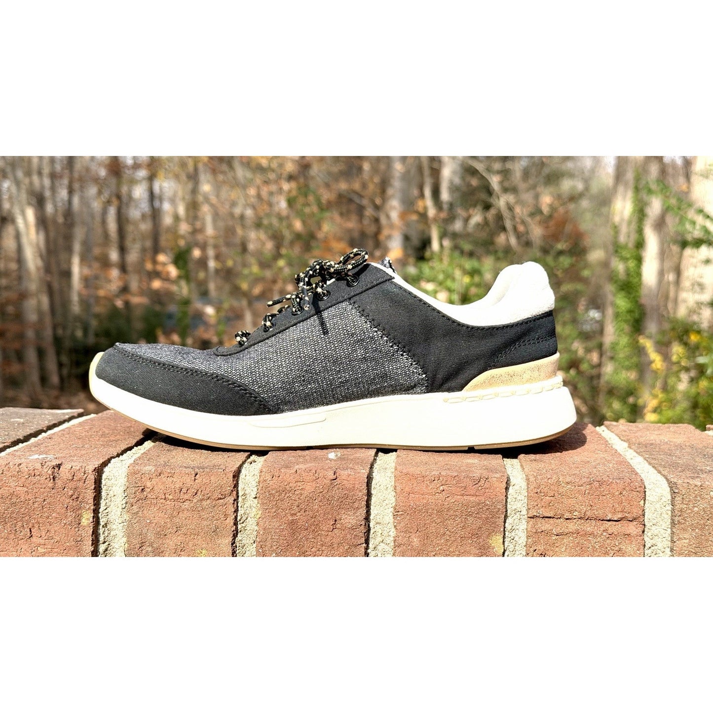 TOMS Heritage Sneakers Women’s 9 Black Canvas Low Top Round Toe Casual Shoes