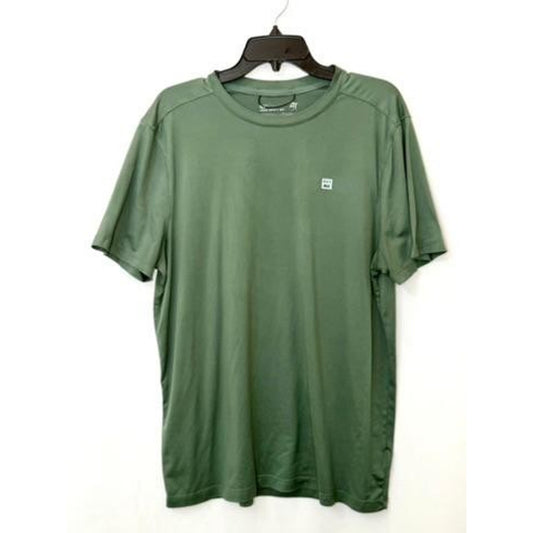 Avalanche Outdoor Supply Co Mens Large Green Polyester Spandex T-Shirt CAM237