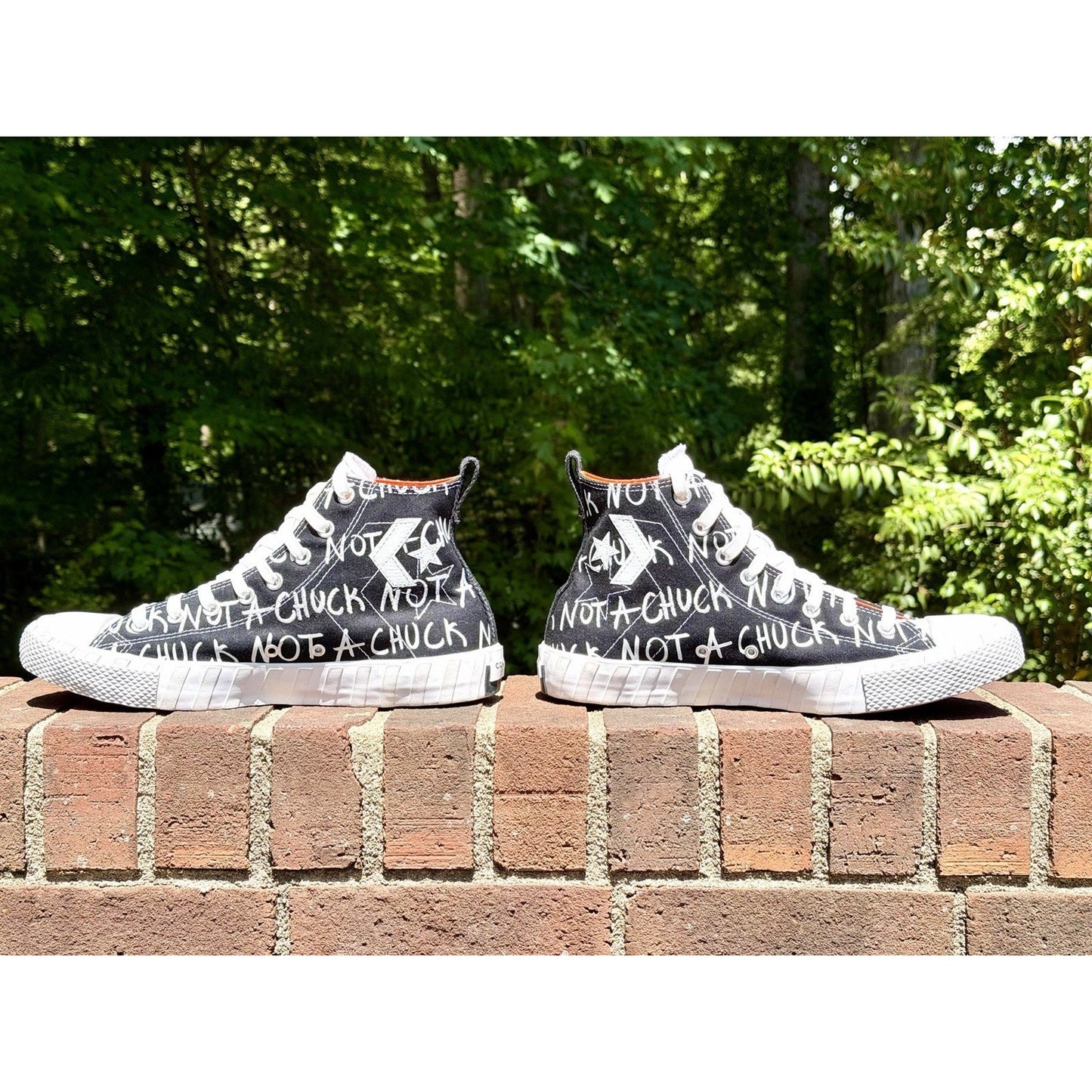 Converse UNT1TL3D Hi High Top NOT A CHUCK Black Orange Men’s Size 11 166502C