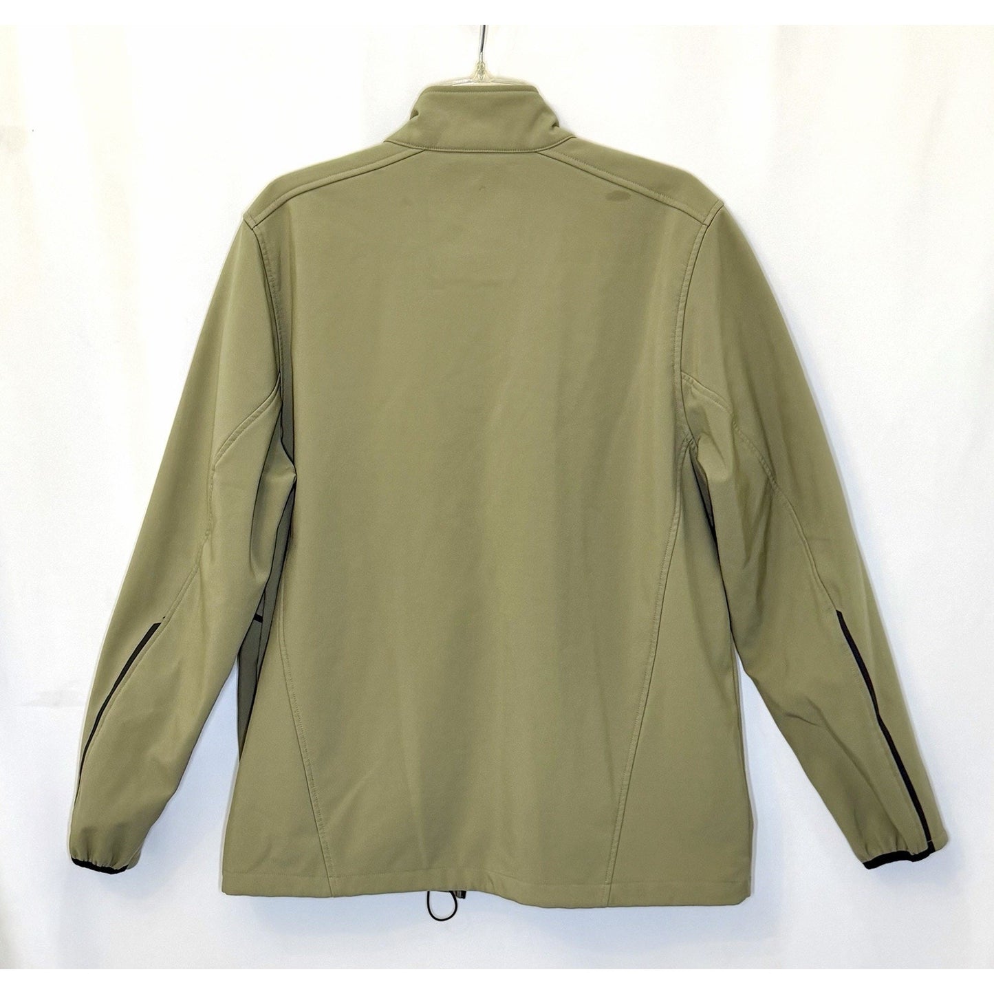 HUK CROSSLAKE WINDBLOCK JACKET / MEN’S SIZE LARGE / OLIVE-BLACK