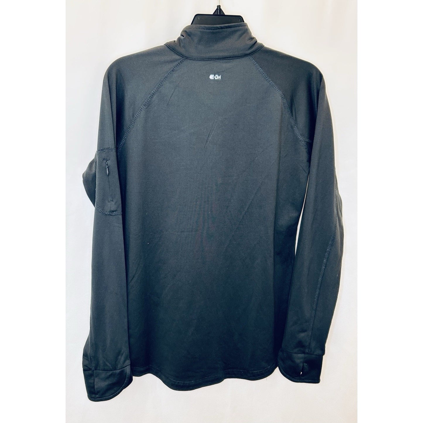 COLOSSEUM WOMEN Large Training Jogging C-DRI SHIRT 1/4 ZIP PULLOVER Grey L/S