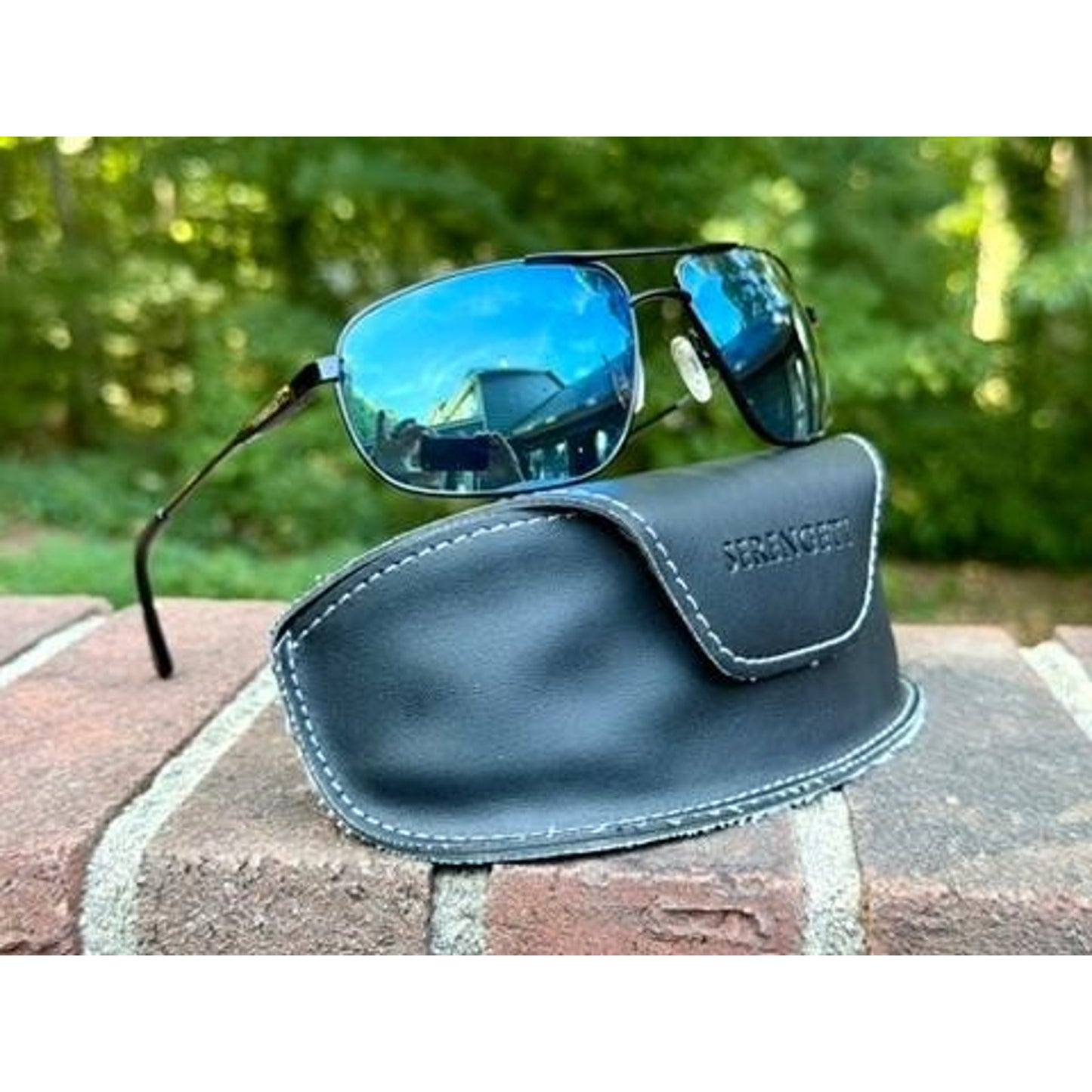 Serengeti Dante 2.0 Sunglasses SS564001 Blue Polarized Lens Italy $380 New