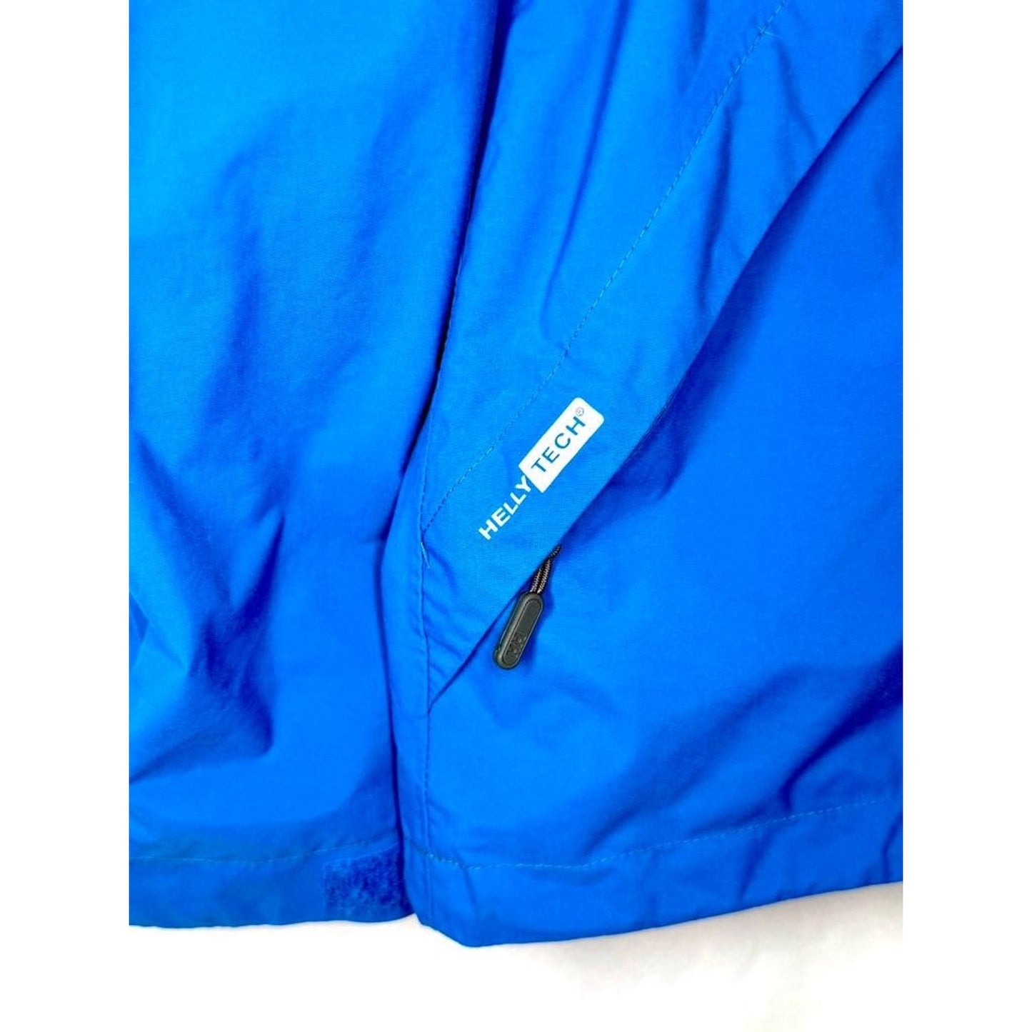Helly Hansen Rain Jacket Mens XL Blue Helly Tech Waterproof Hooded Shell