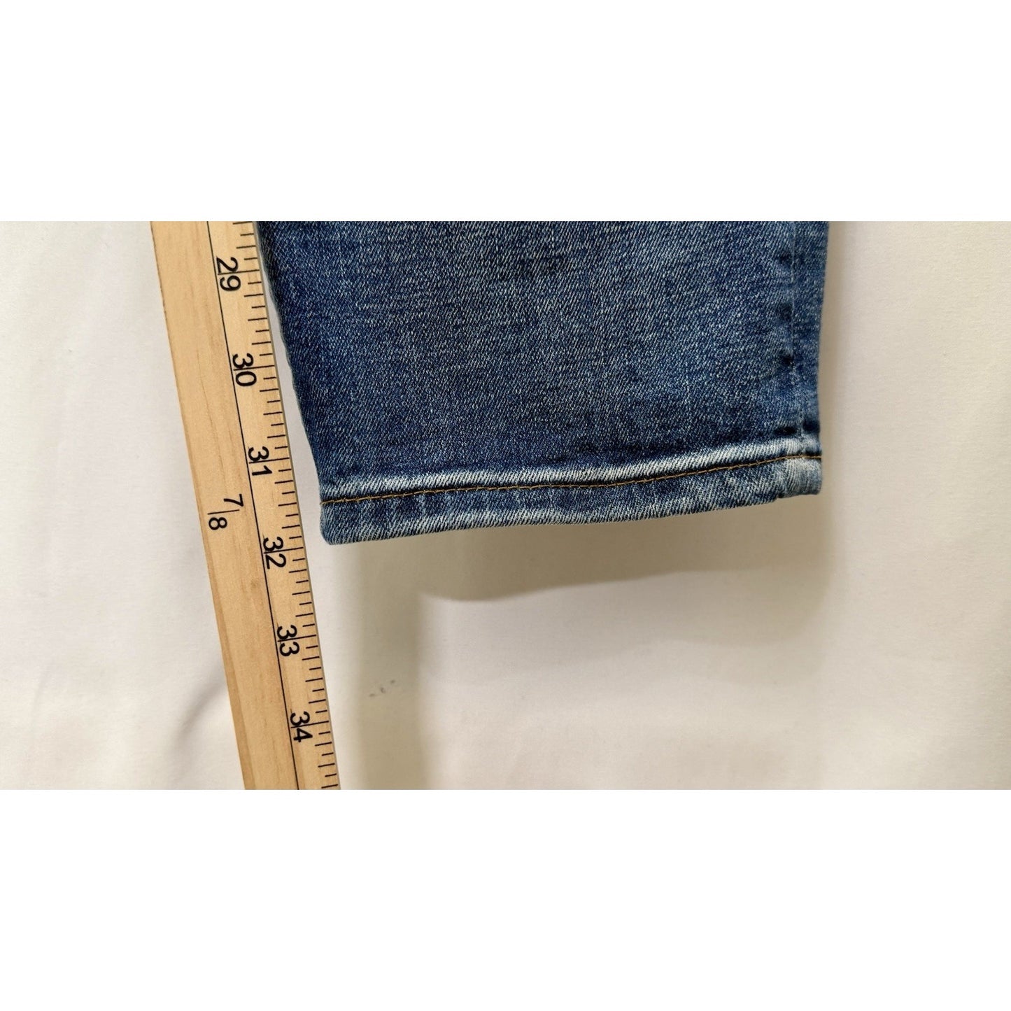 HUDSON SARTOR RELAXED SKINNY DISTRESSED DENIM JEANS / Men Sz 36x32 / Worn Once!