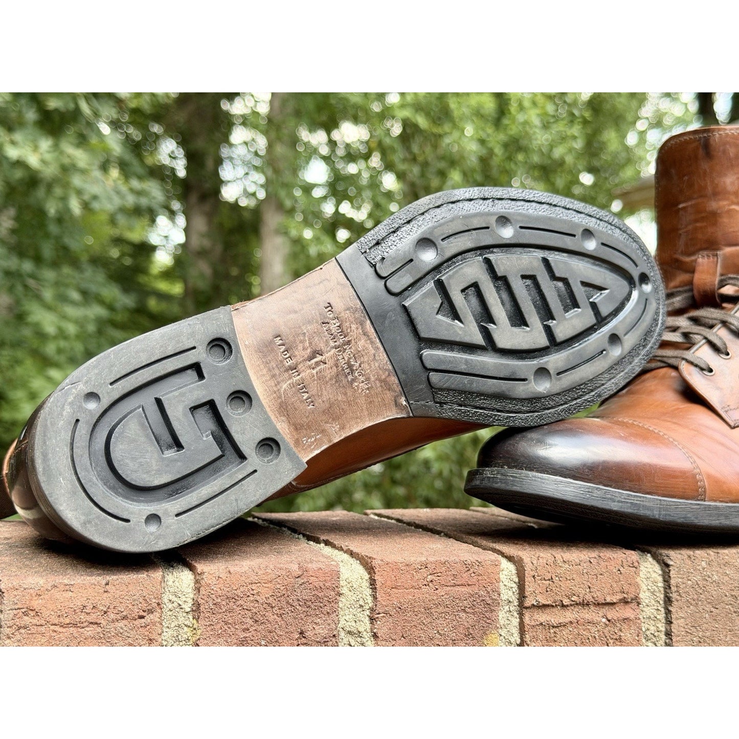 To Boot New York Hawkthorme Cognac Leather Boots Men’s Size 11 Italy ($450 NEW)