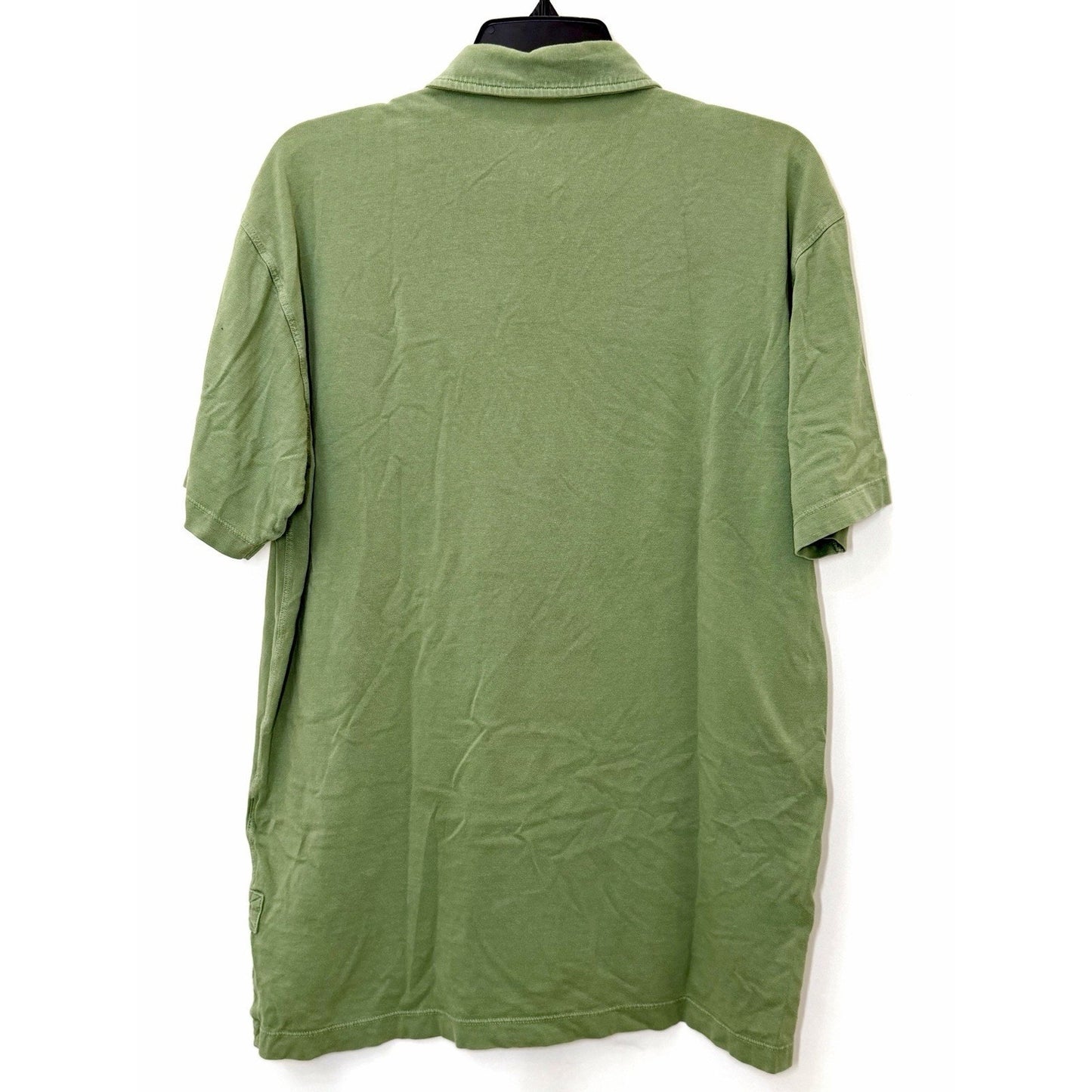 ORVIS Signature Polo Shirt Mens M Green Snook Fish Embroidered Pima Cotton EC