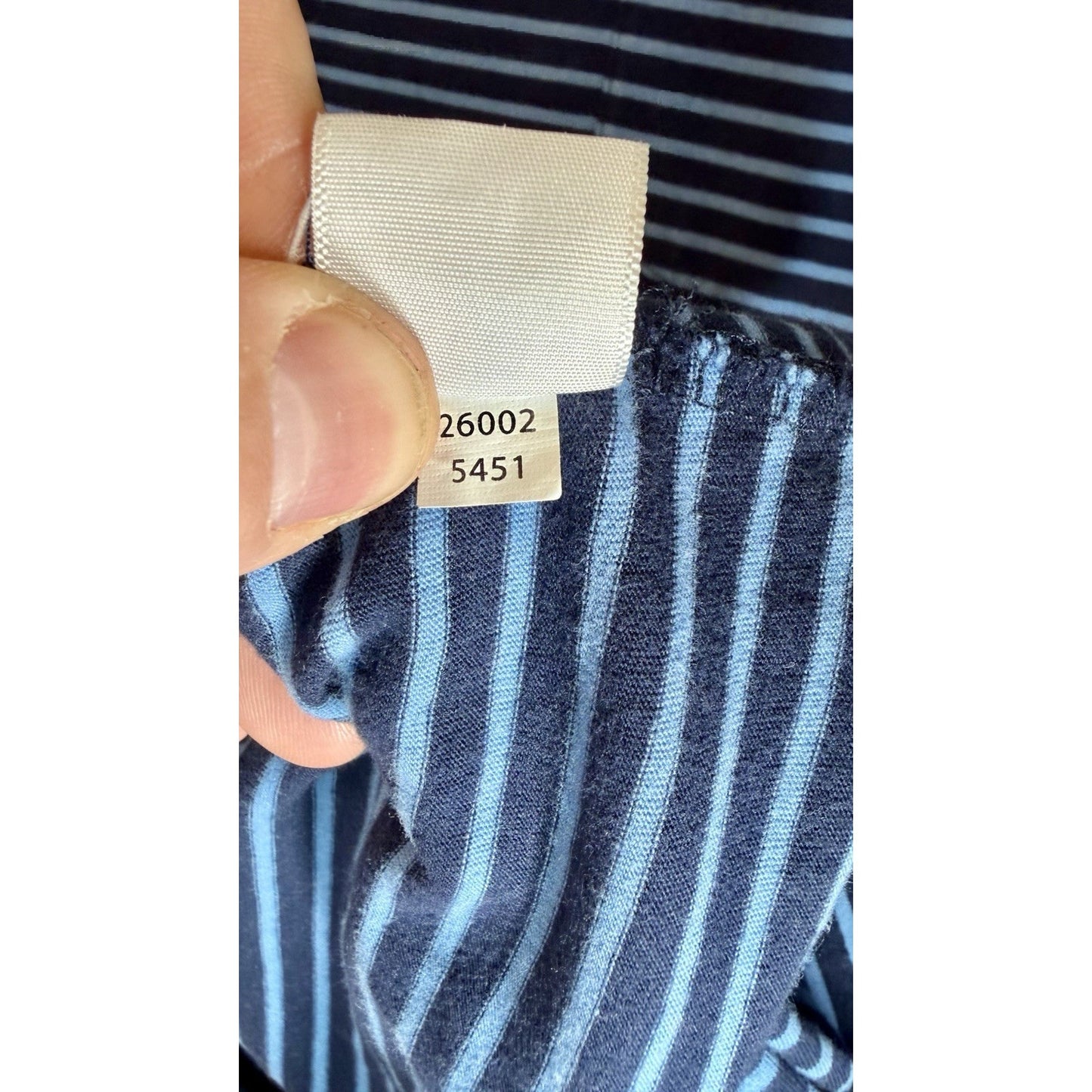 Southern Tide Men’s Stripe Skipjack S/S Tee True Navy Size Large MSRP $44.00