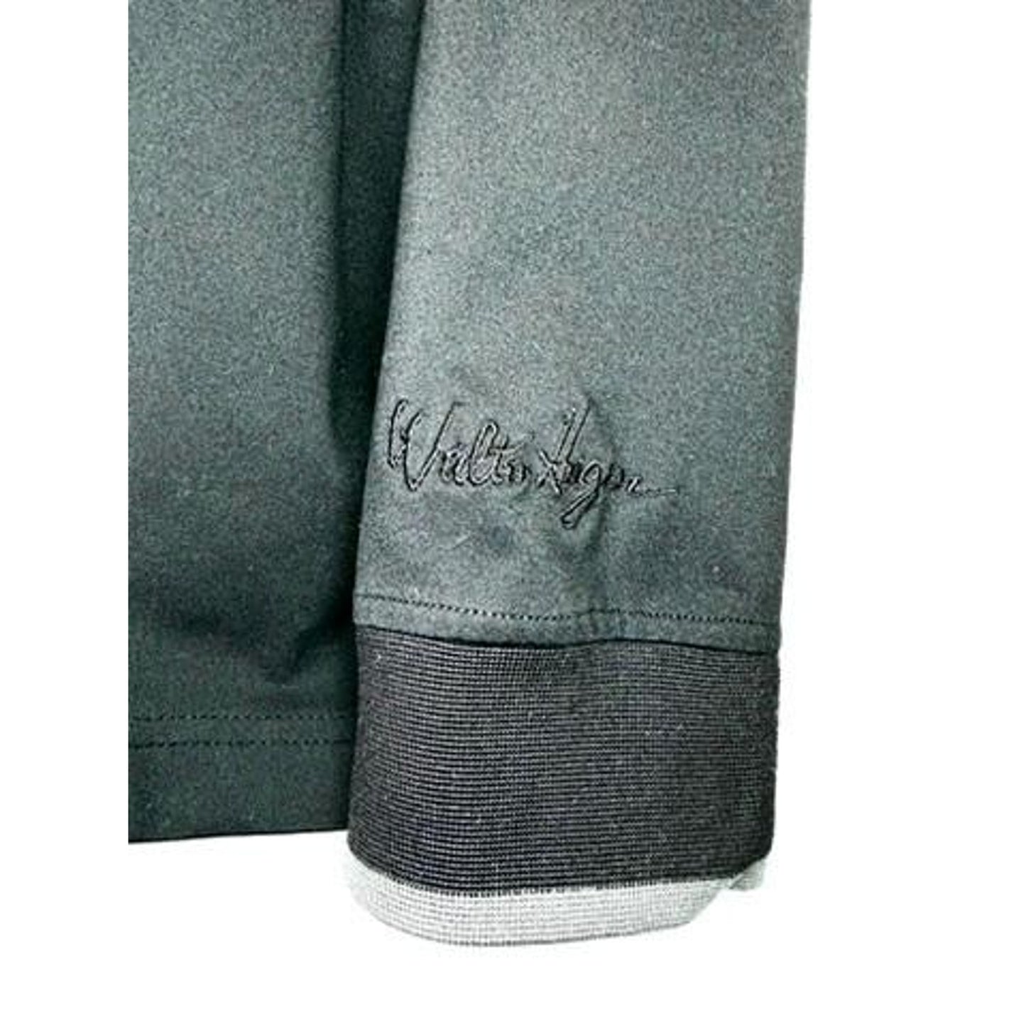 Walter Hagen Hydroproof 1/4 Zip Pullover Mens Medium Black Golf Sweatshirt