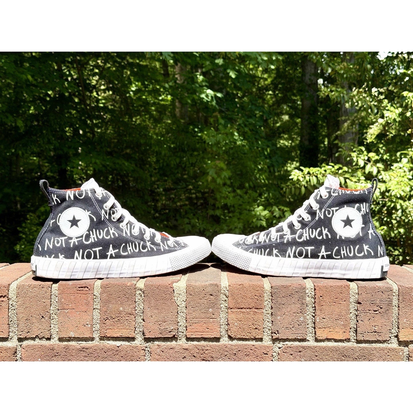 Converse UNT1TL3D Hi High Top NOT A CHUCK Black Orange Men’s Size 11 166502C