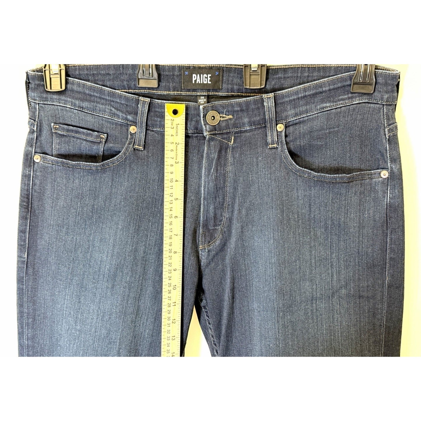 Paige Federal Jeans / Mens Size 36x30 / Stretch Slim Straight Leg ($225 New!!!!)