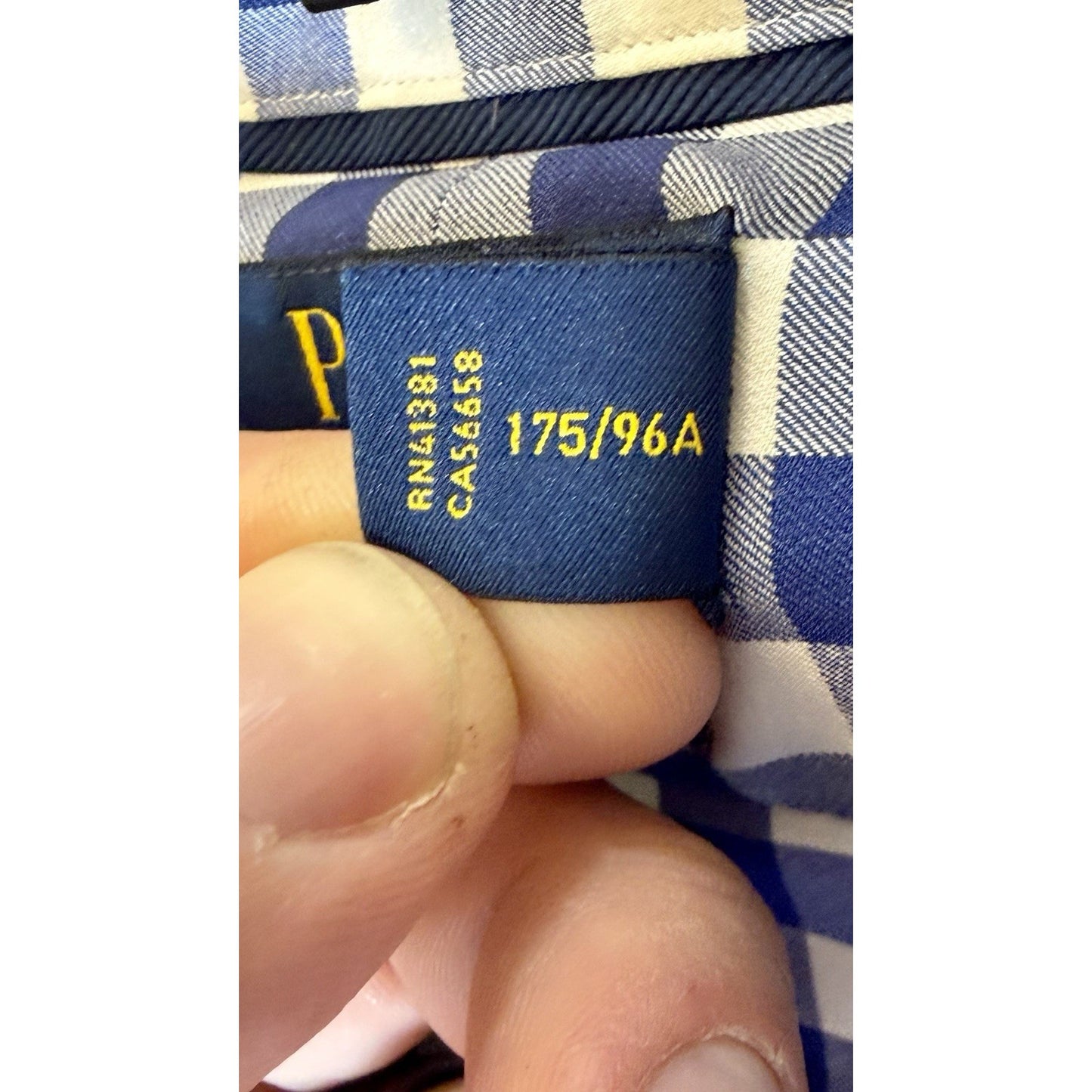 Polo Ralph Lauren Shirt, Performance Blue Classic Size Medium $138 Retail
