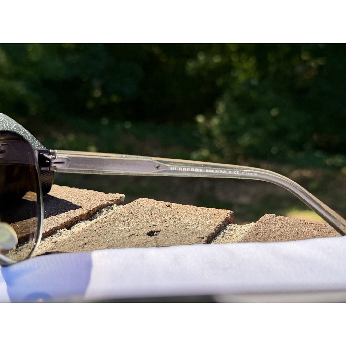 BURBERRY B 3080 1145/T5 Polished Gold/Gradient Brown Polarized 59-14 Aviator