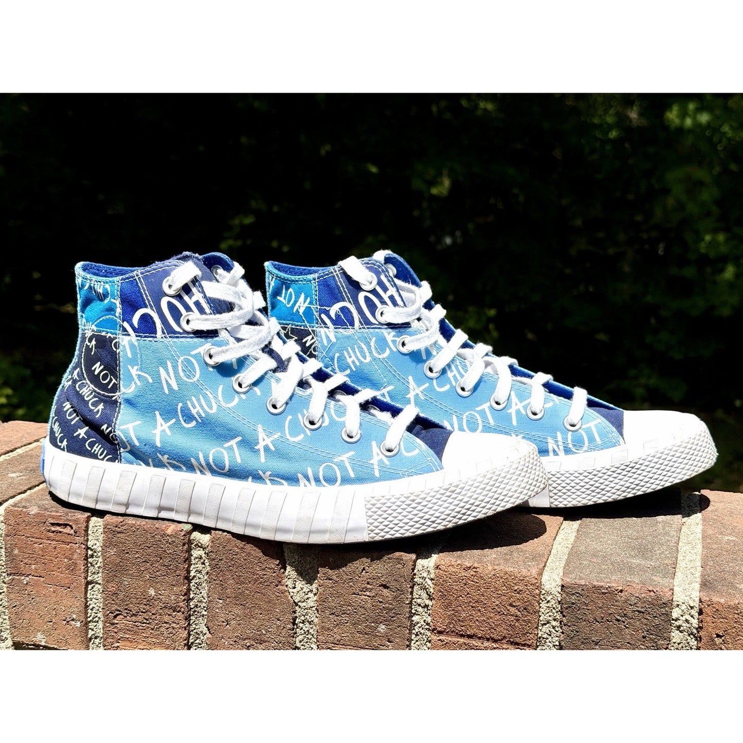 Converse UNT1TL3D Hi "Not A Chuck" University Blue Patchwork Men's Size 11.5