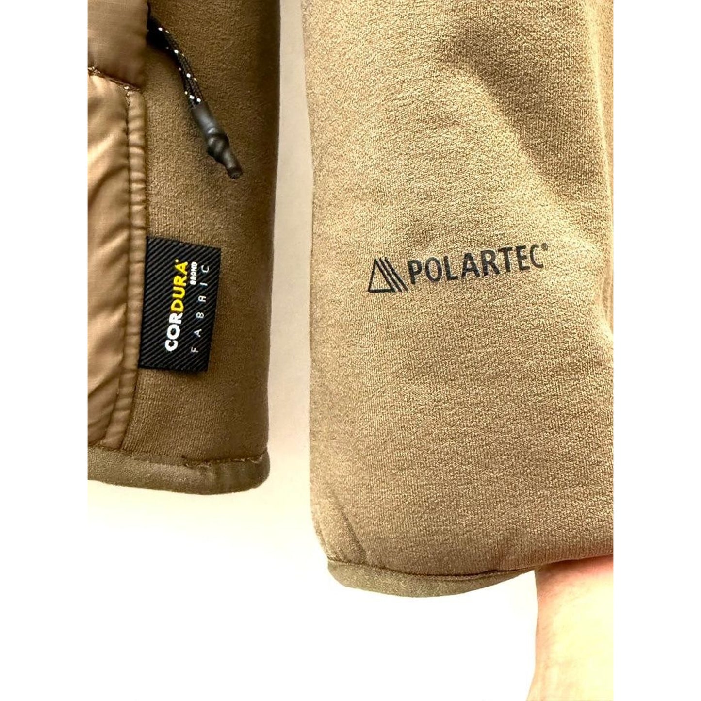 MTHD Aphelion Hybrid Fleece Jacket Mens XL Coyote Brown Polartec Cordura Full