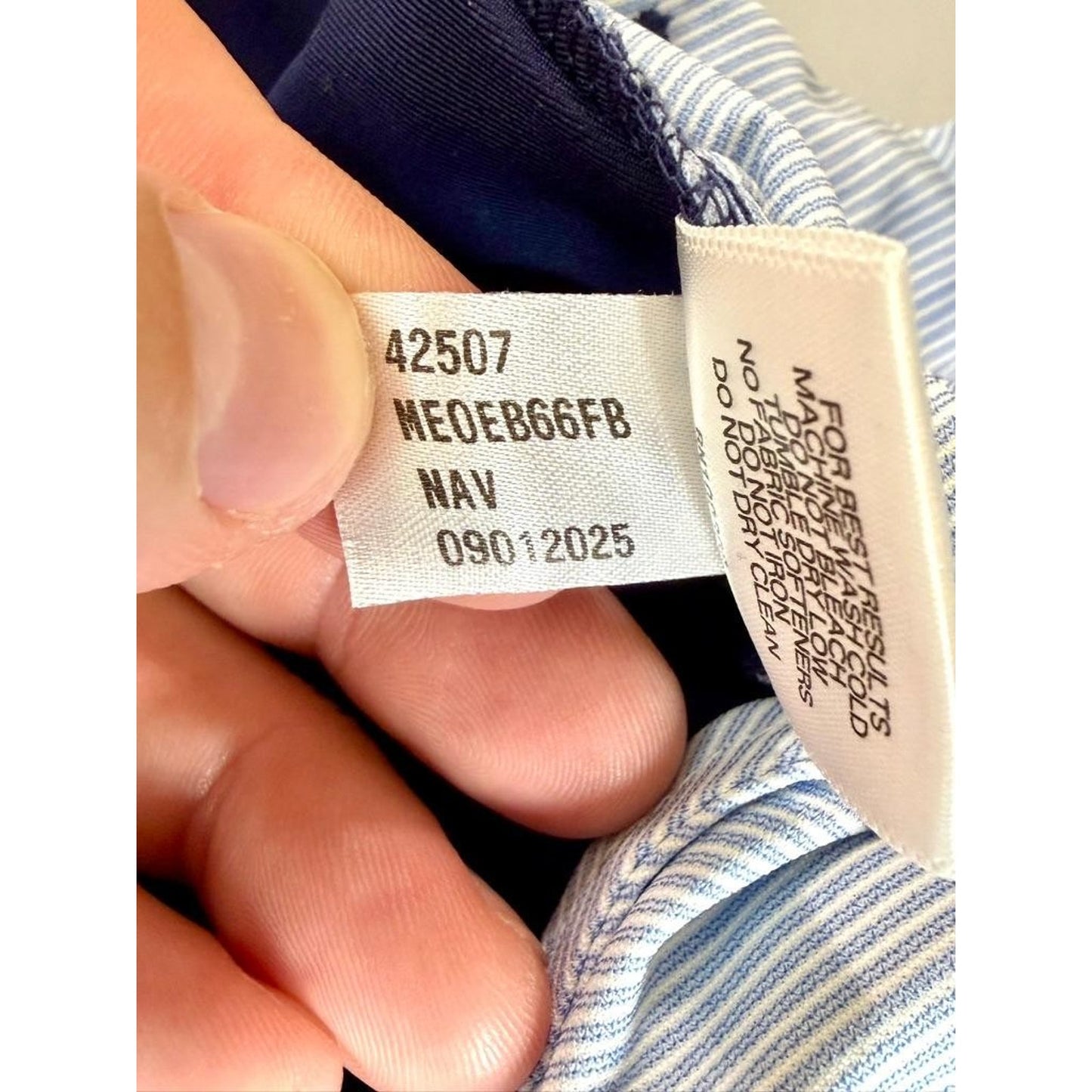 Peter Millar EB66 Classic Fit Pants Mens 33x32 Blue 5-Pocket 2-Way Stretch Golf