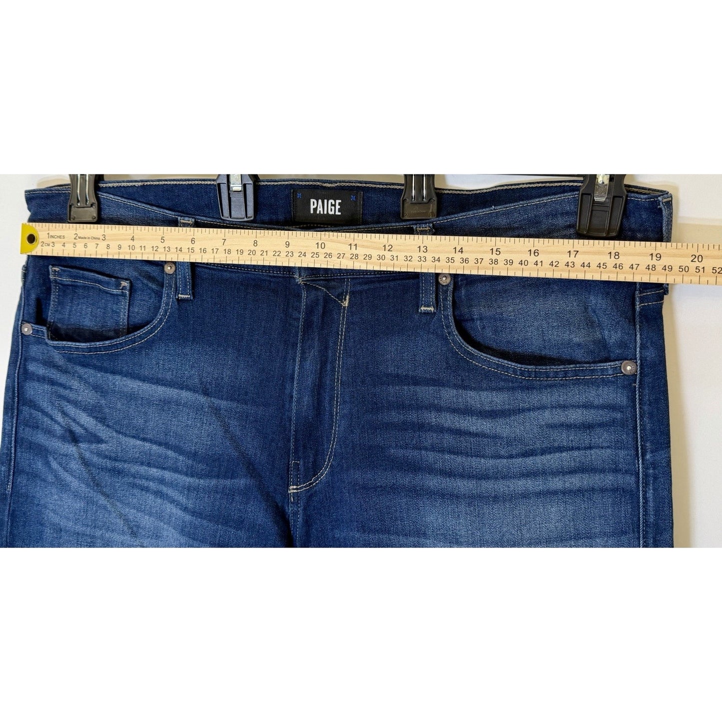 Paige Federal Jeans / Mens Size 36x32 / Stretch Slim Straight Leg ($225 New!!!!)