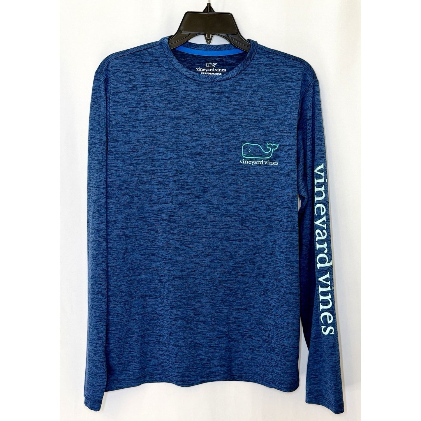 Vineyard Vines Performance Blue Athletic Long Sleeve Shirt - Men's XS