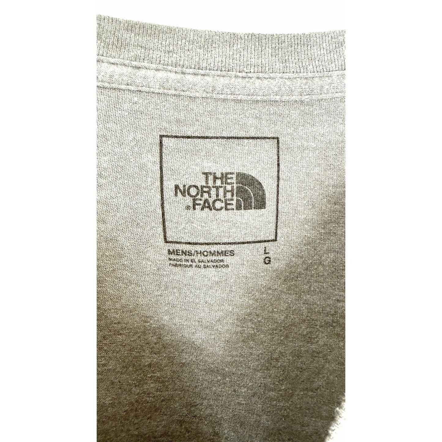 The North Face Shirt Men’s Size Large Gray Slim Fit Crew Neck Cotton Blend