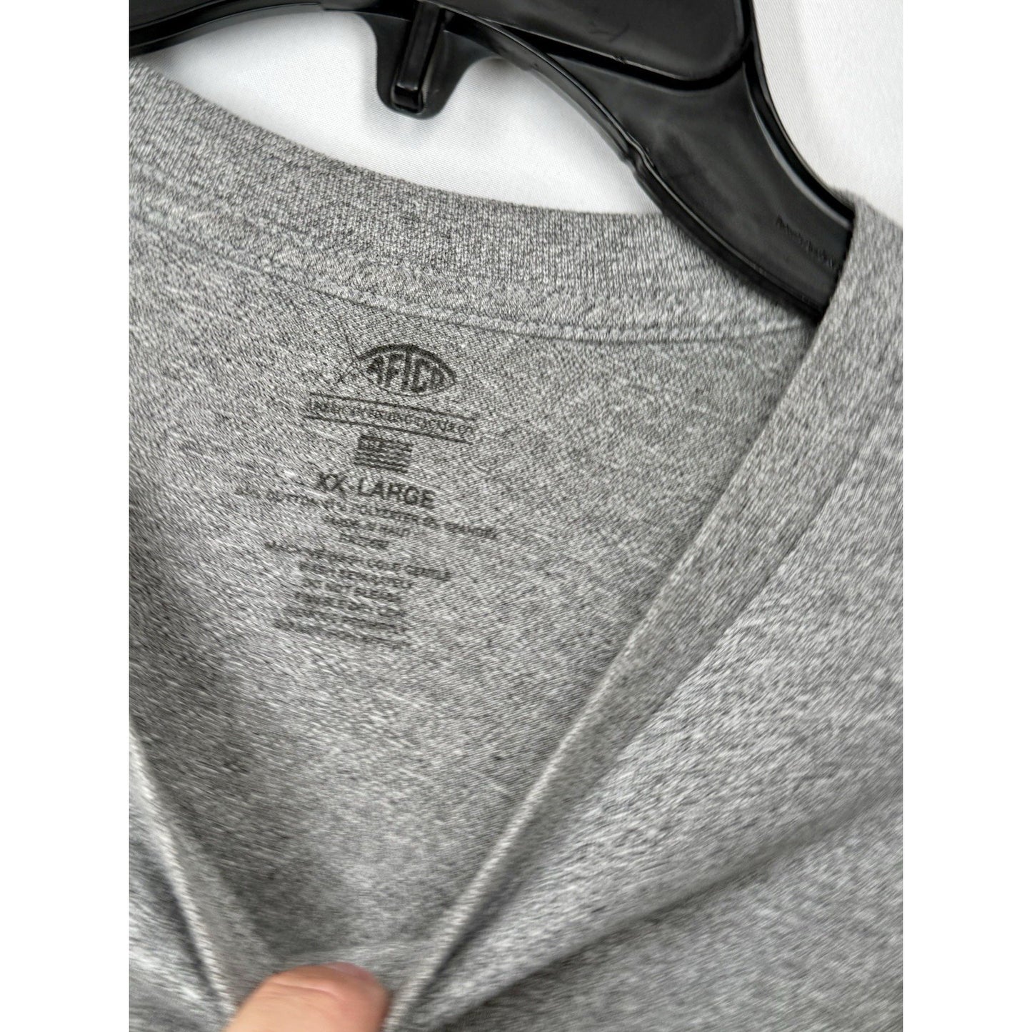 AFTCO Any Fish Any Water L/S Fishing Shirt / Heather Gray / Men’s Size XXL