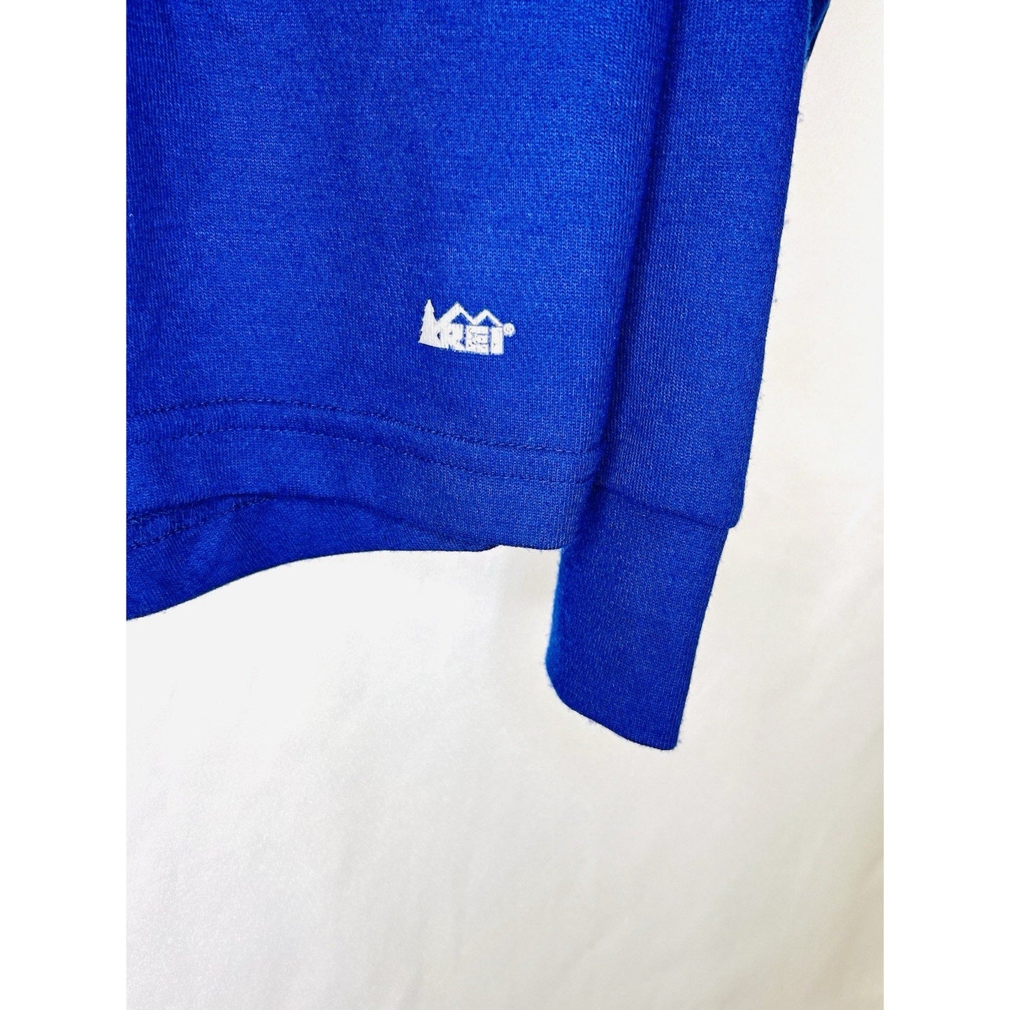 REI Co-op 1/4 Zip Pullover Sweatshirt Men's Large Blue Stretch Active Outdoor