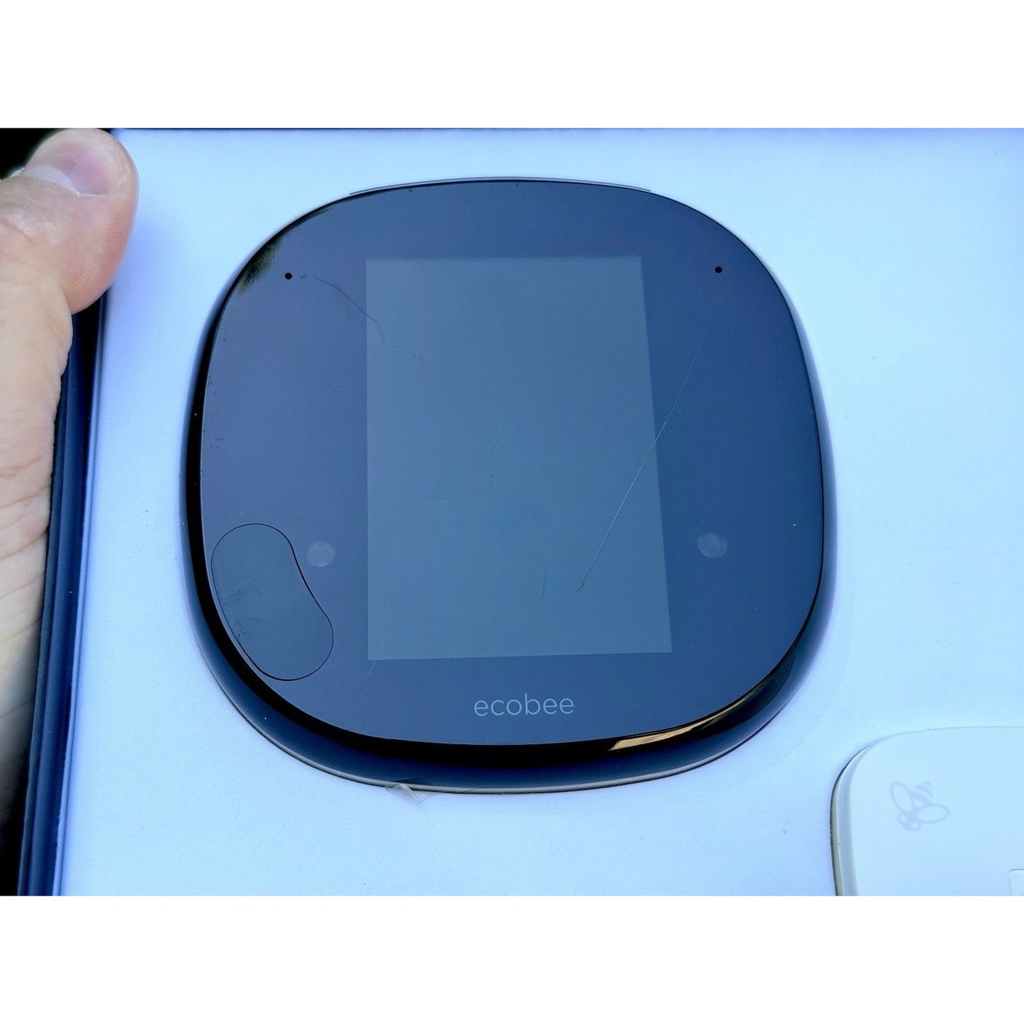 Ecobee 4 Smart Thermostat Black EB-STATE4-01 With Room Sensor And Built-in Alexa