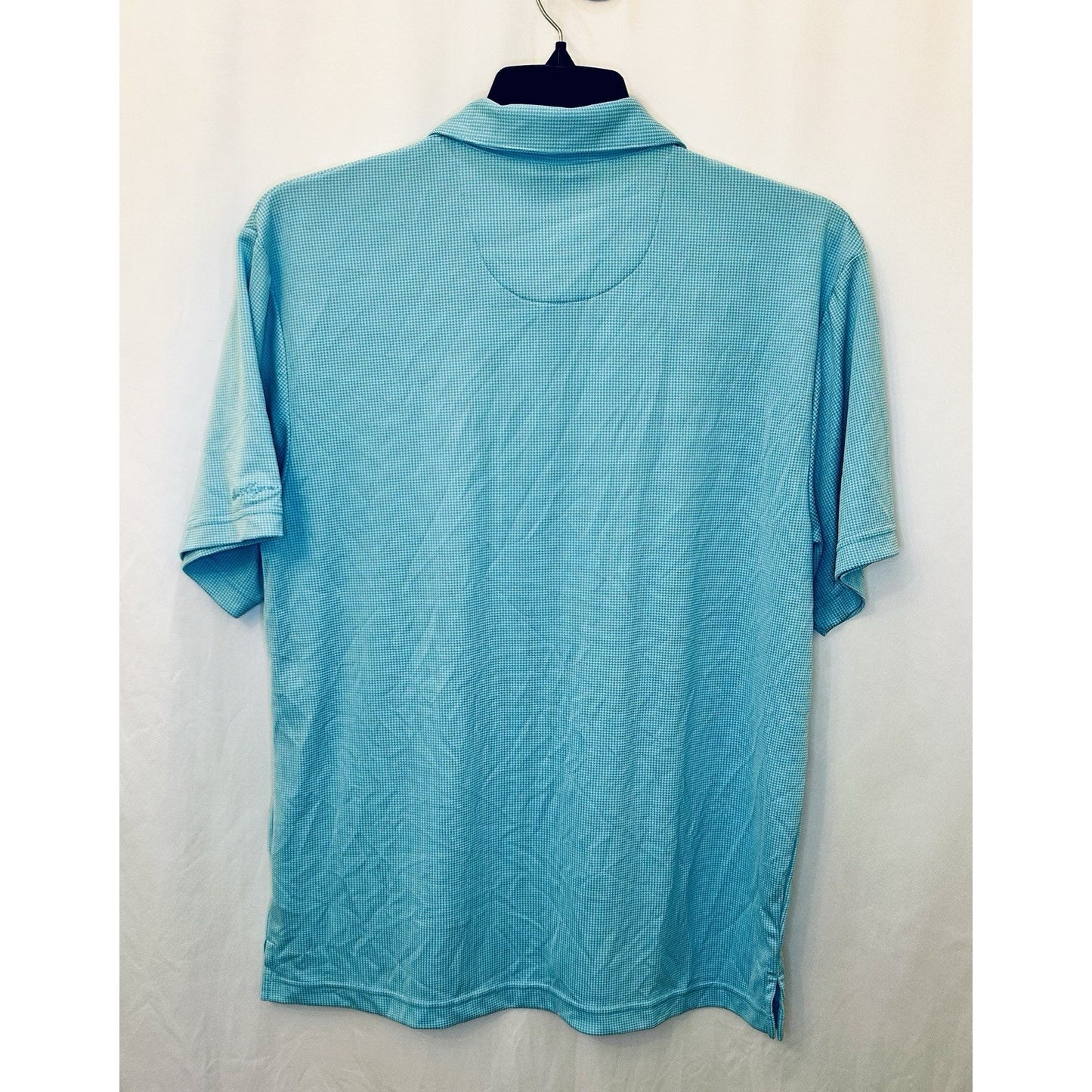 Men's Ben Hogan Performance Blue Short Sleeve Polo Golf Shirt Size L Large