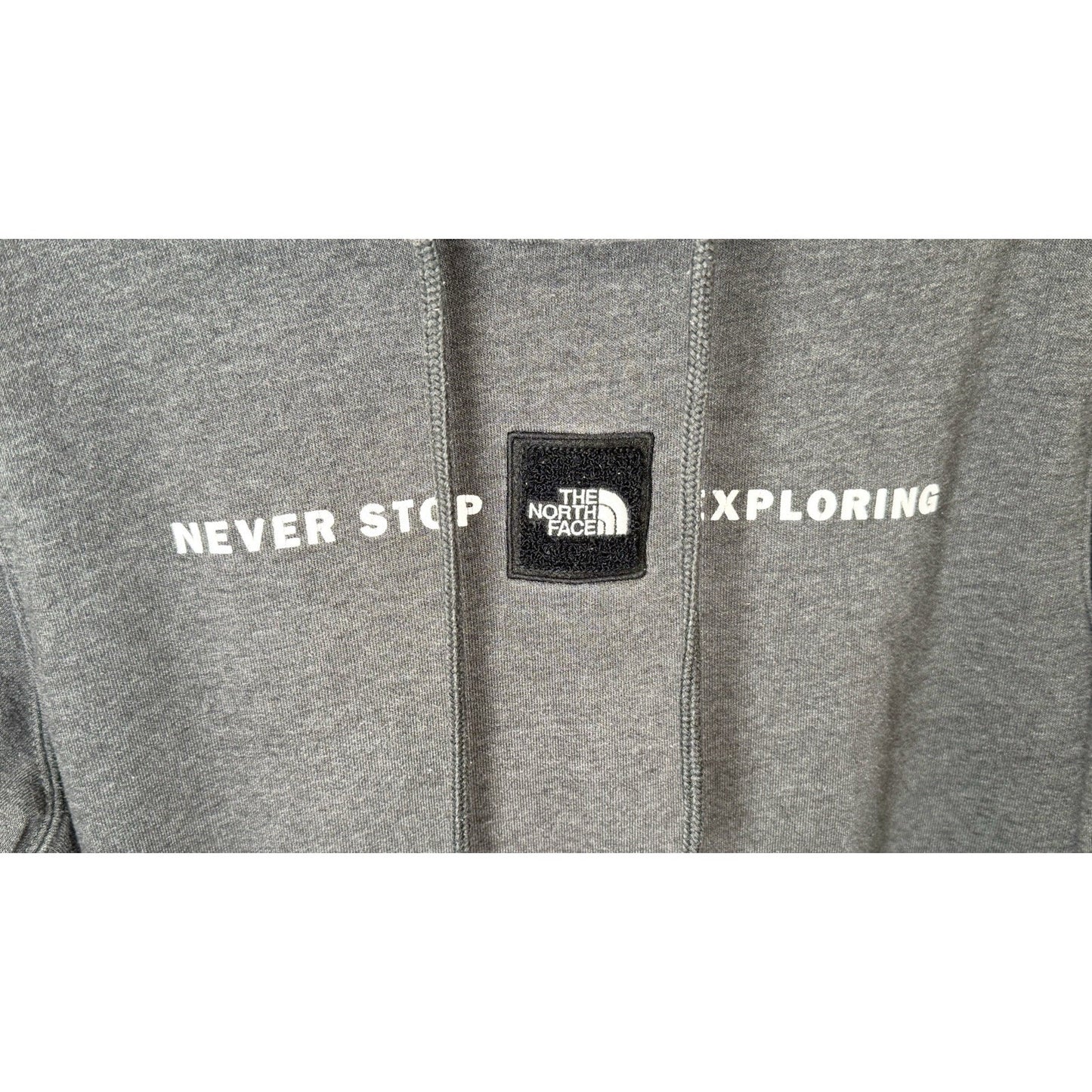 The North Face Hooded Sweater Men's Size Medium Pullover Hoodie Logo Black
