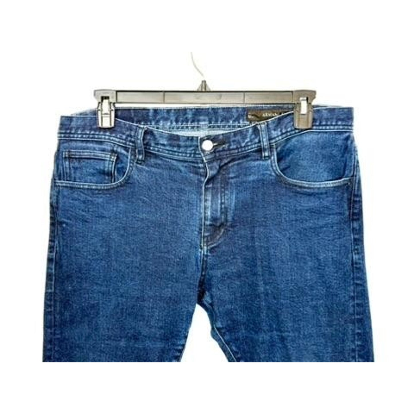 Armani Exchange J13 Slim Fit Jeans Mens Size 36 Dark Wash Blue Denim