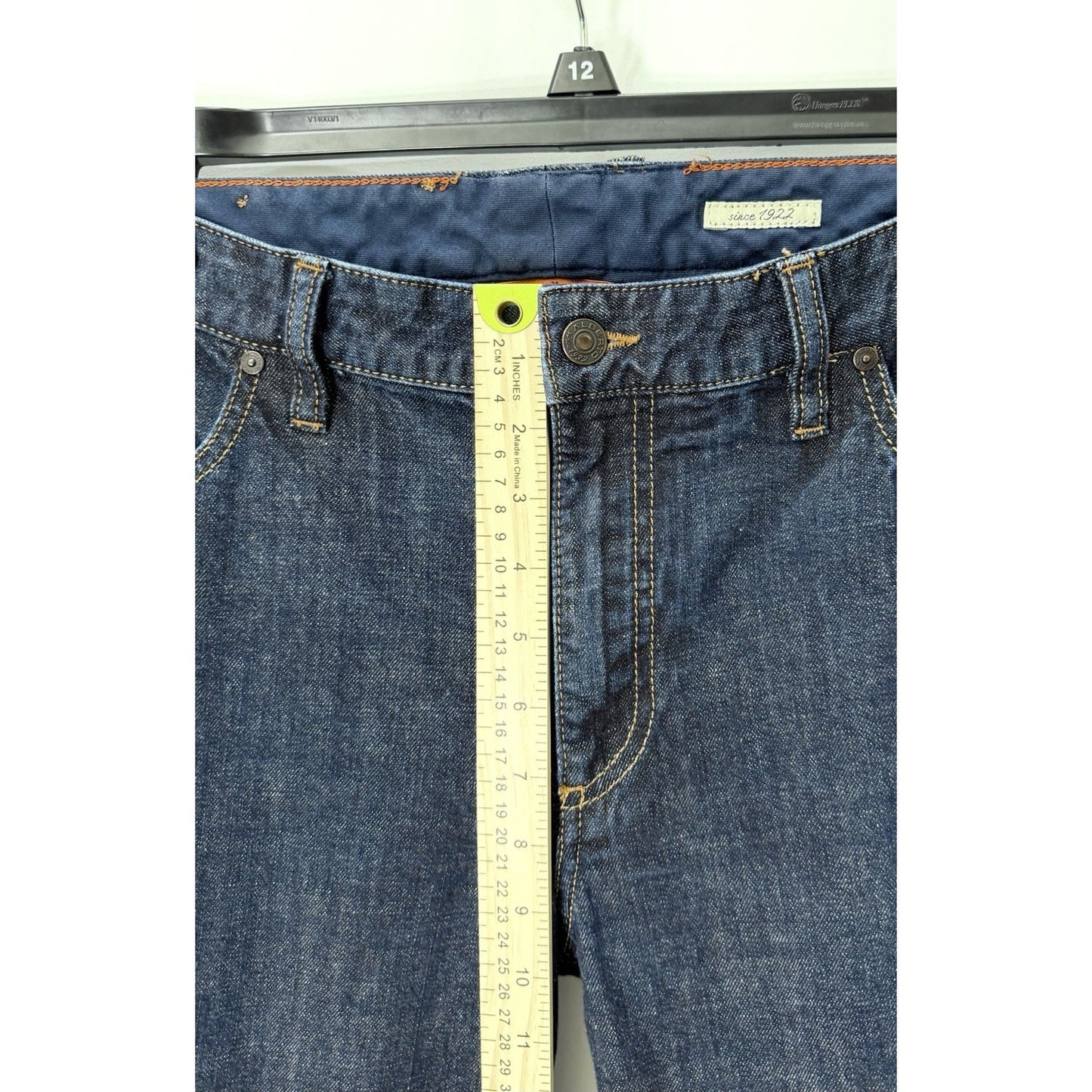 Alberto Pipe Regular Slim Fit Denim Blue Dark Wash 38x30 (Tag 38x34) $245 Retail
