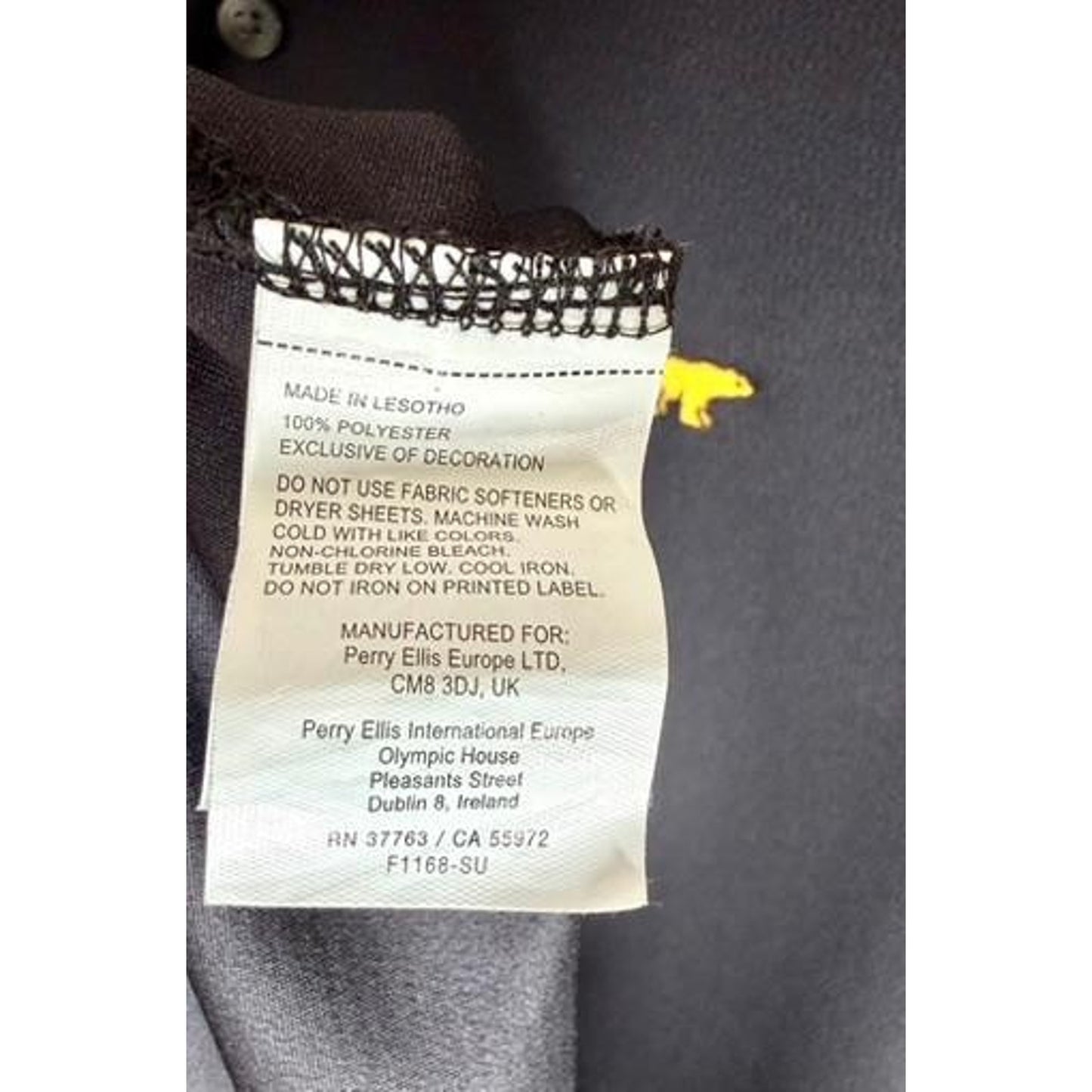 Jack Nicklaus Golden Bear Golf Polo Shirt Mens Medium Black Short Sleeve
