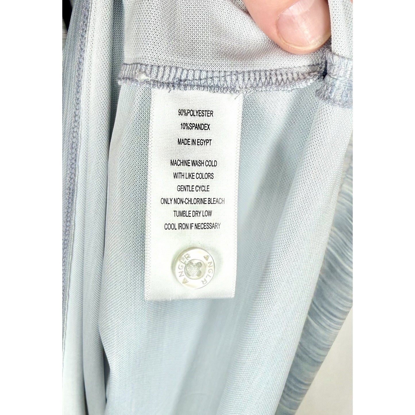 Anglr Fishing Gear Men’s Short Sleeve Performance Polo / Griffin / Size Large