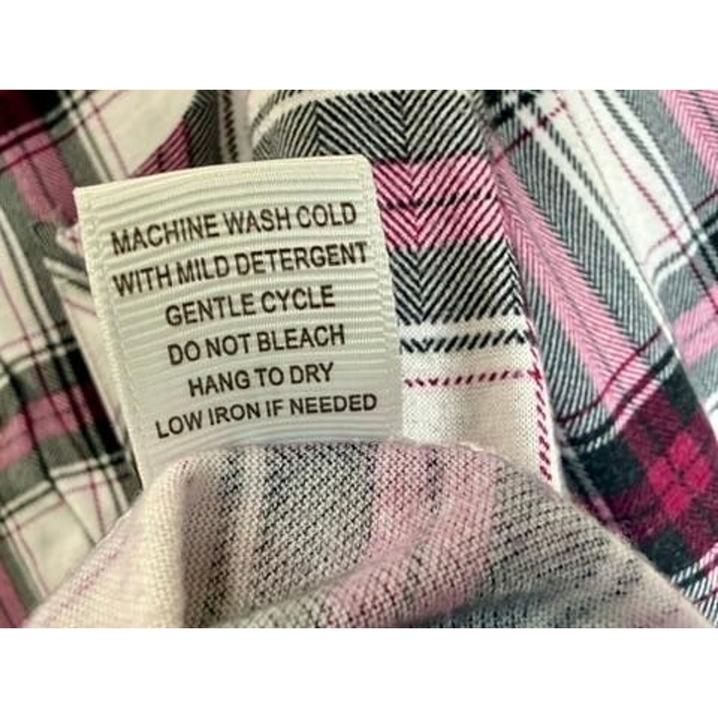 Lot of 2 Womens Plaid Flannel Button Up Shirts Passport L Eden Olivia