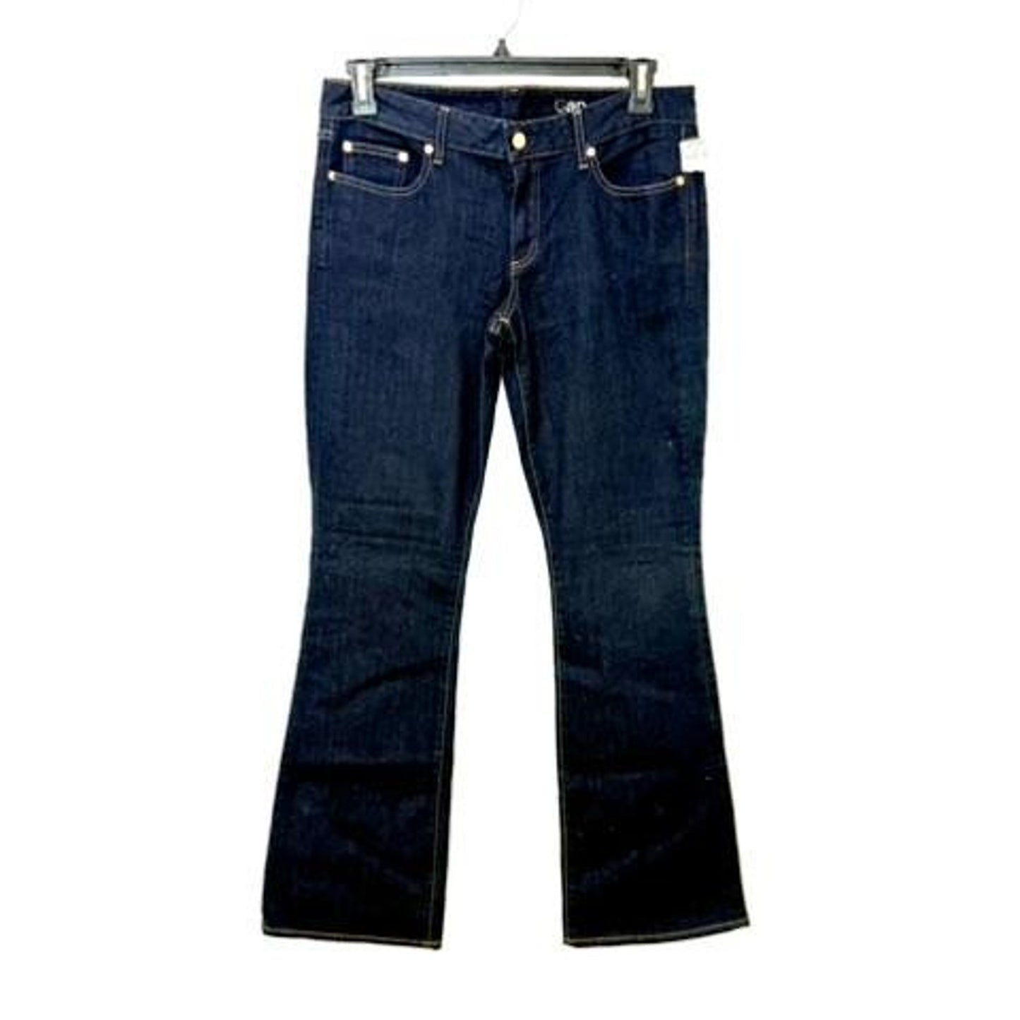 Gap 1969 Bootcut Jeans Womens Size 10 Dark Wash Denim Stretch Blue
