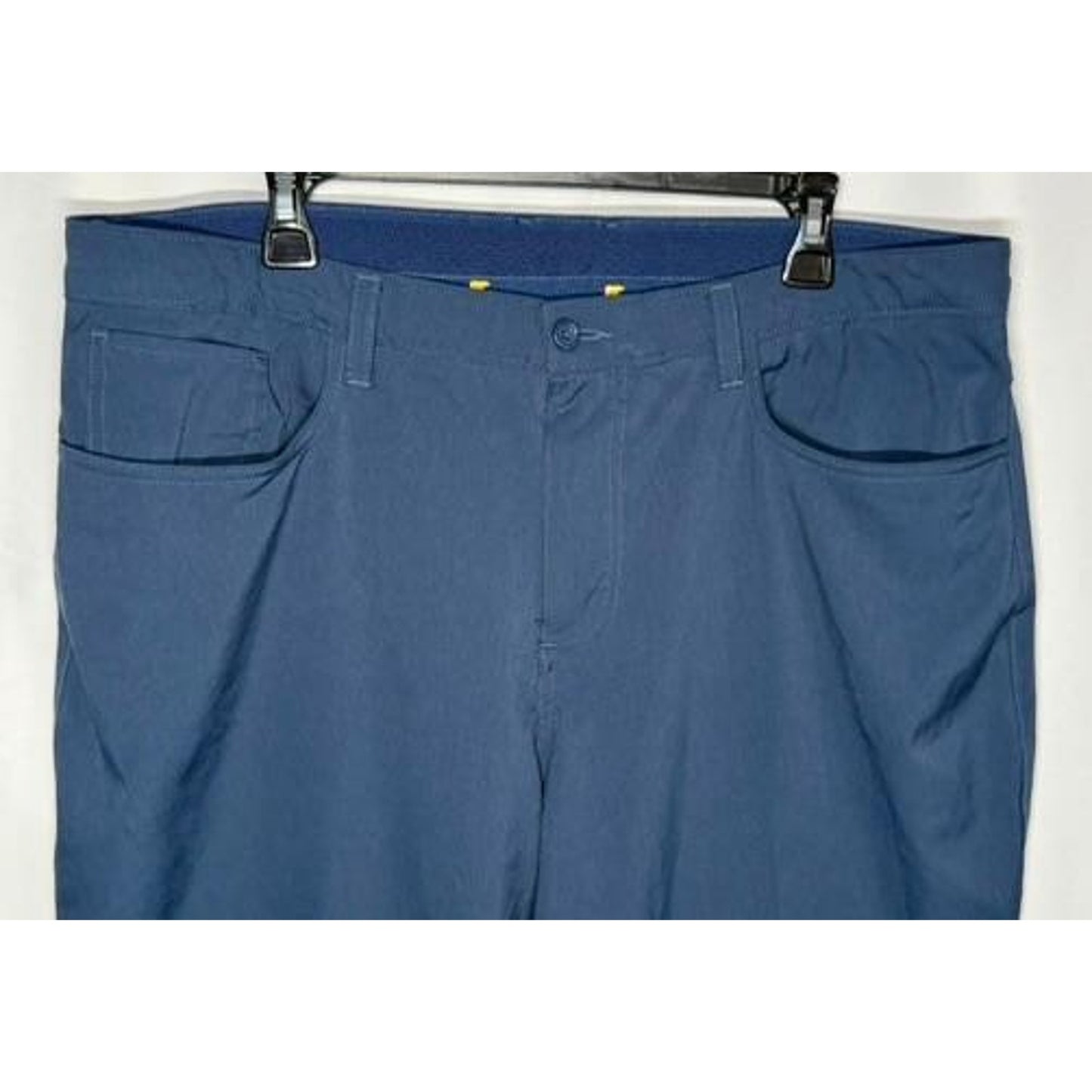 Jack Nicklaus Mens Golf Pants 38x30 Blue Stretch Performance Flat Front