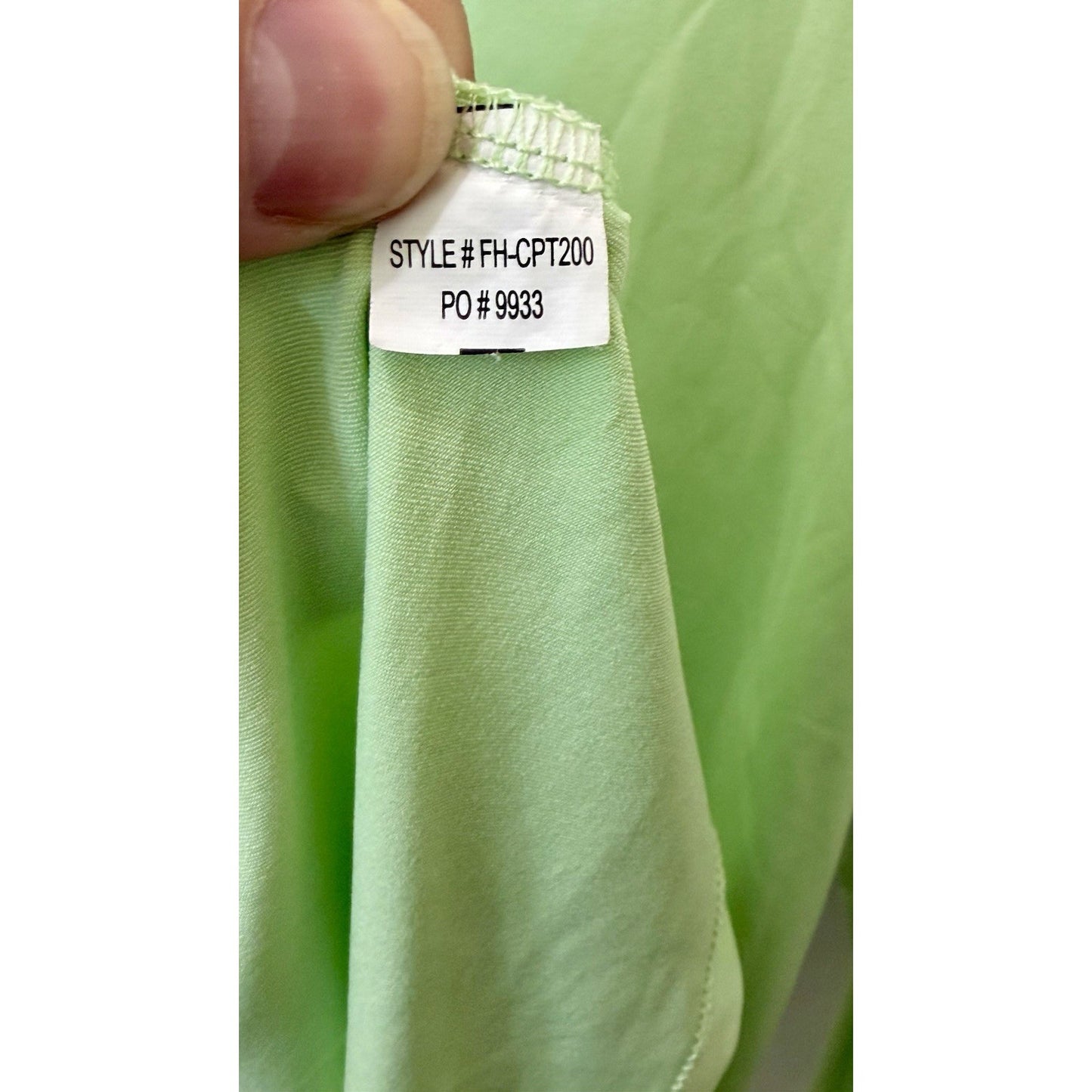 Fish Hippie Dri Fit Long Sleeve Performance Shirt Size Small In Lime Green