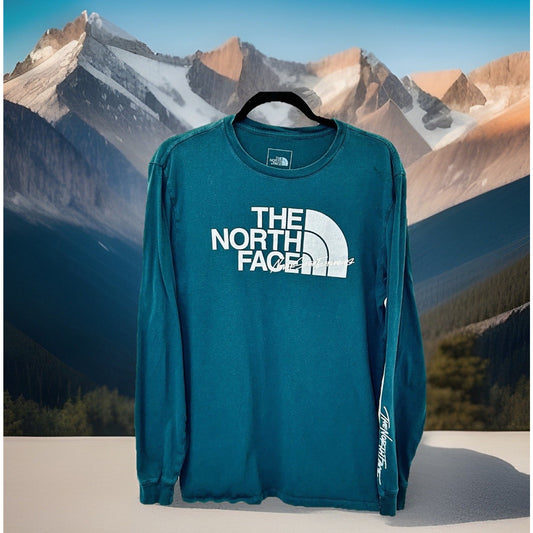The North Face Green Long Sleeve Men’s Shirt - Size Medium