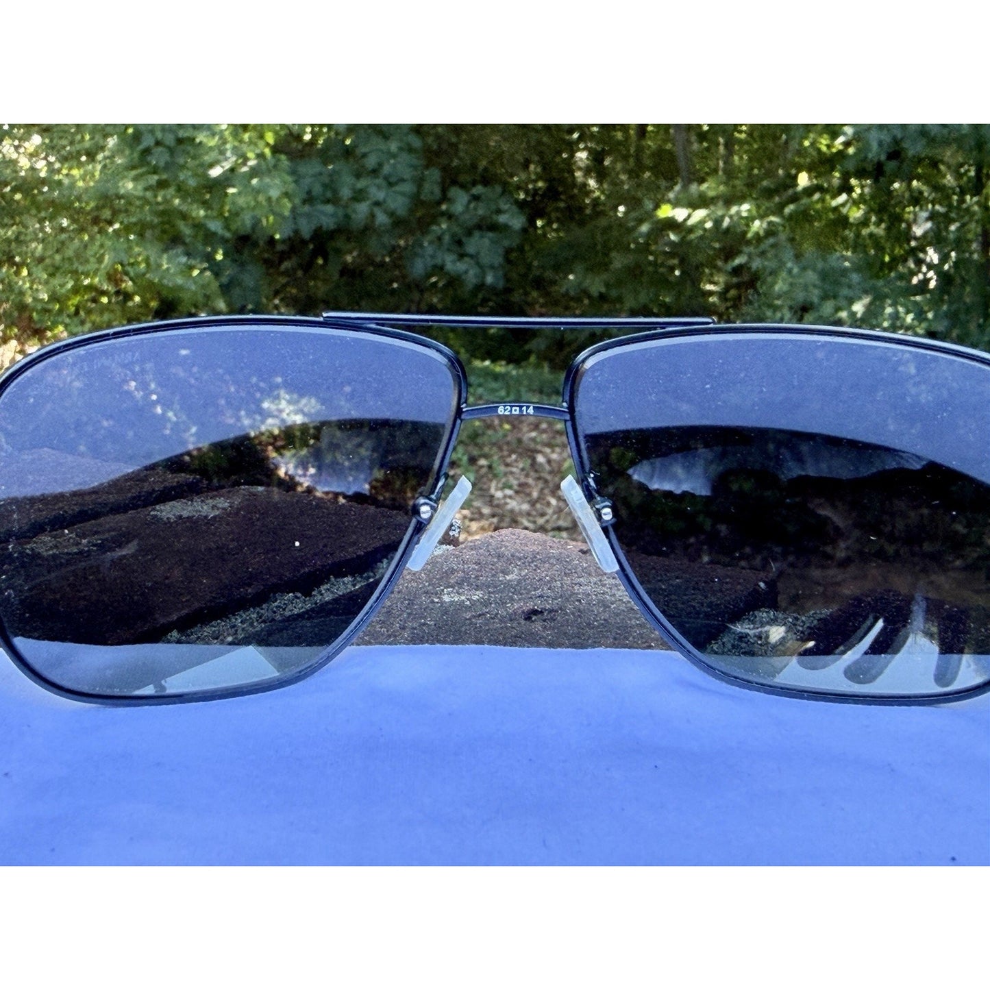 Armani Exchange AX2012S 606381 Matte Black Aviator Polarized Sunglasses 62mm