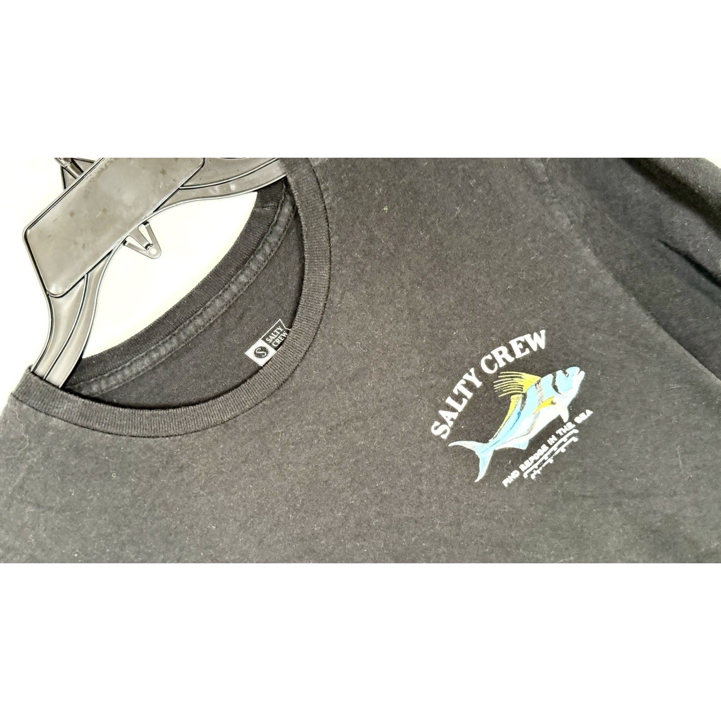 Salty Crew "Rooster" Short Sleeve Premium Tee (Black) T-Shirt/Men’s Size Medium