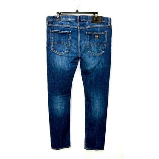 Armani Exchange J13 Slim Fit Jeans Mens Size 36 Blue Denim Pants