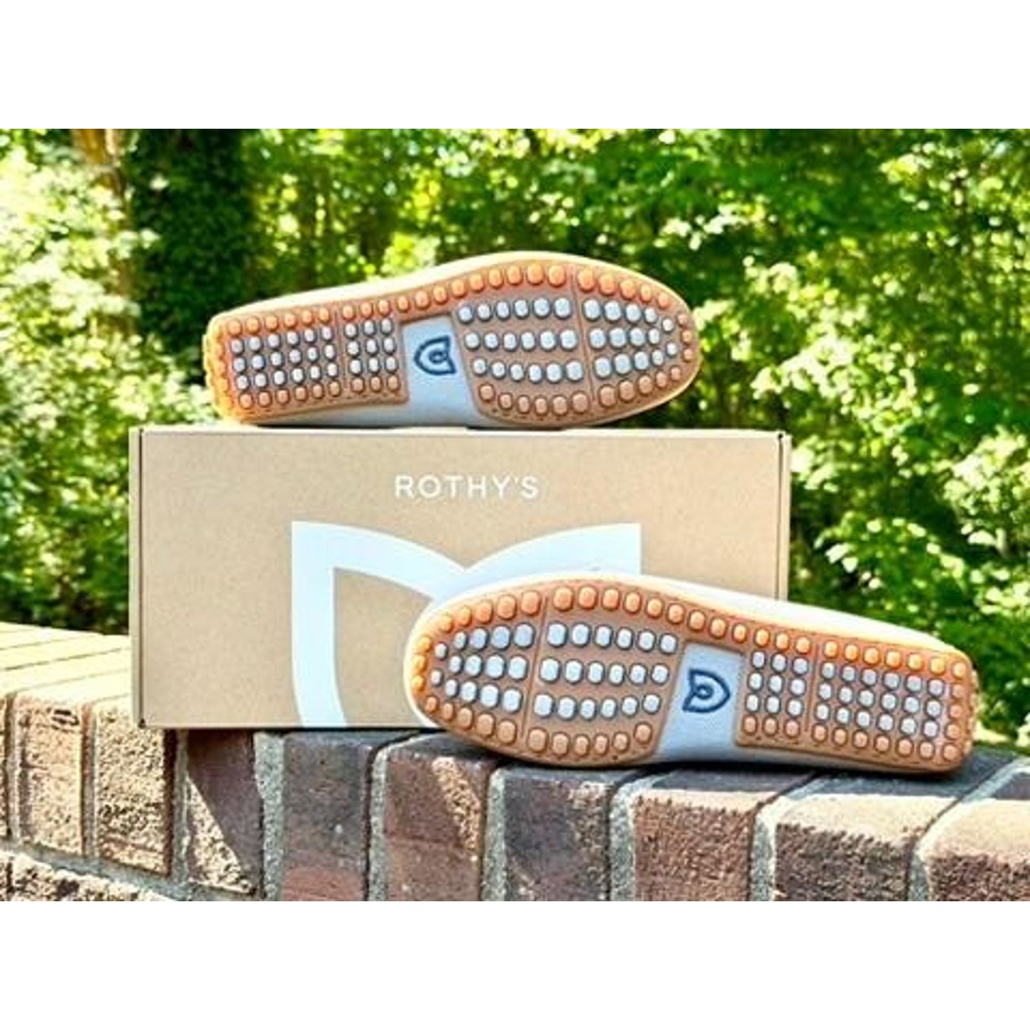 Rothys The Driving Loafer Falcon Grey Knit Slip On Shoes Womens Size 7.5
