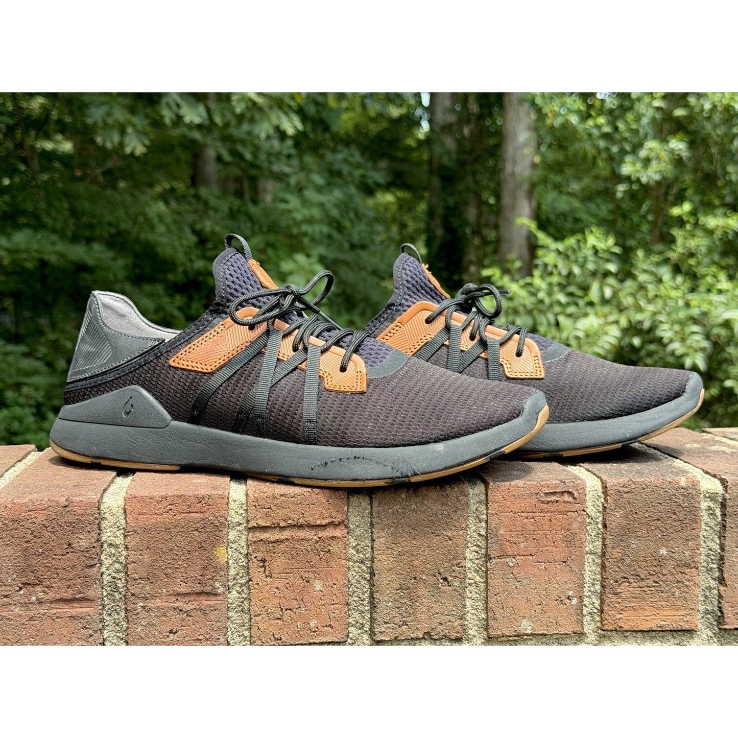 OluKai Mio Li Men’s Size 12 Lava Rock Athletic Sneakers Shoes Worn Twice